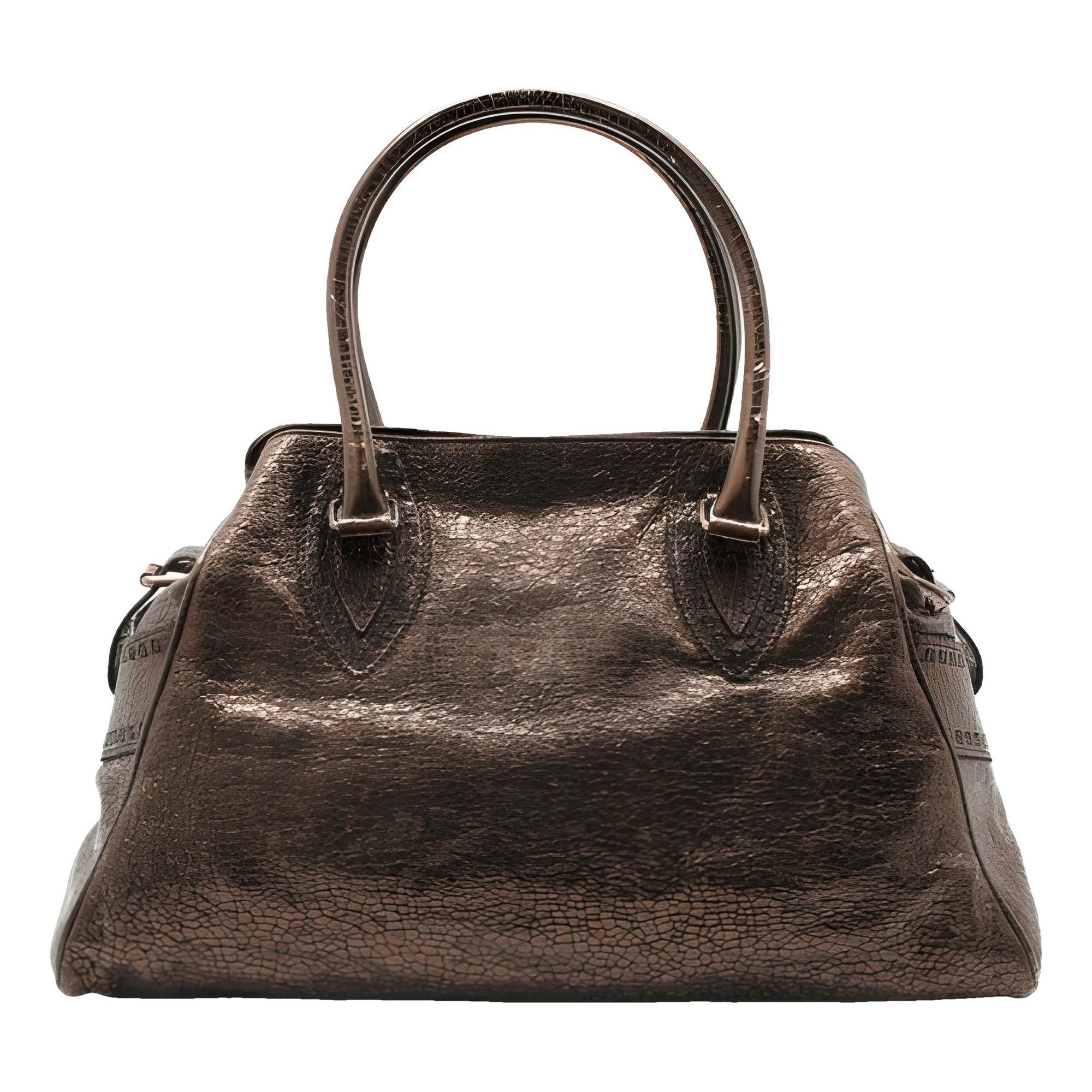 Leather handbag