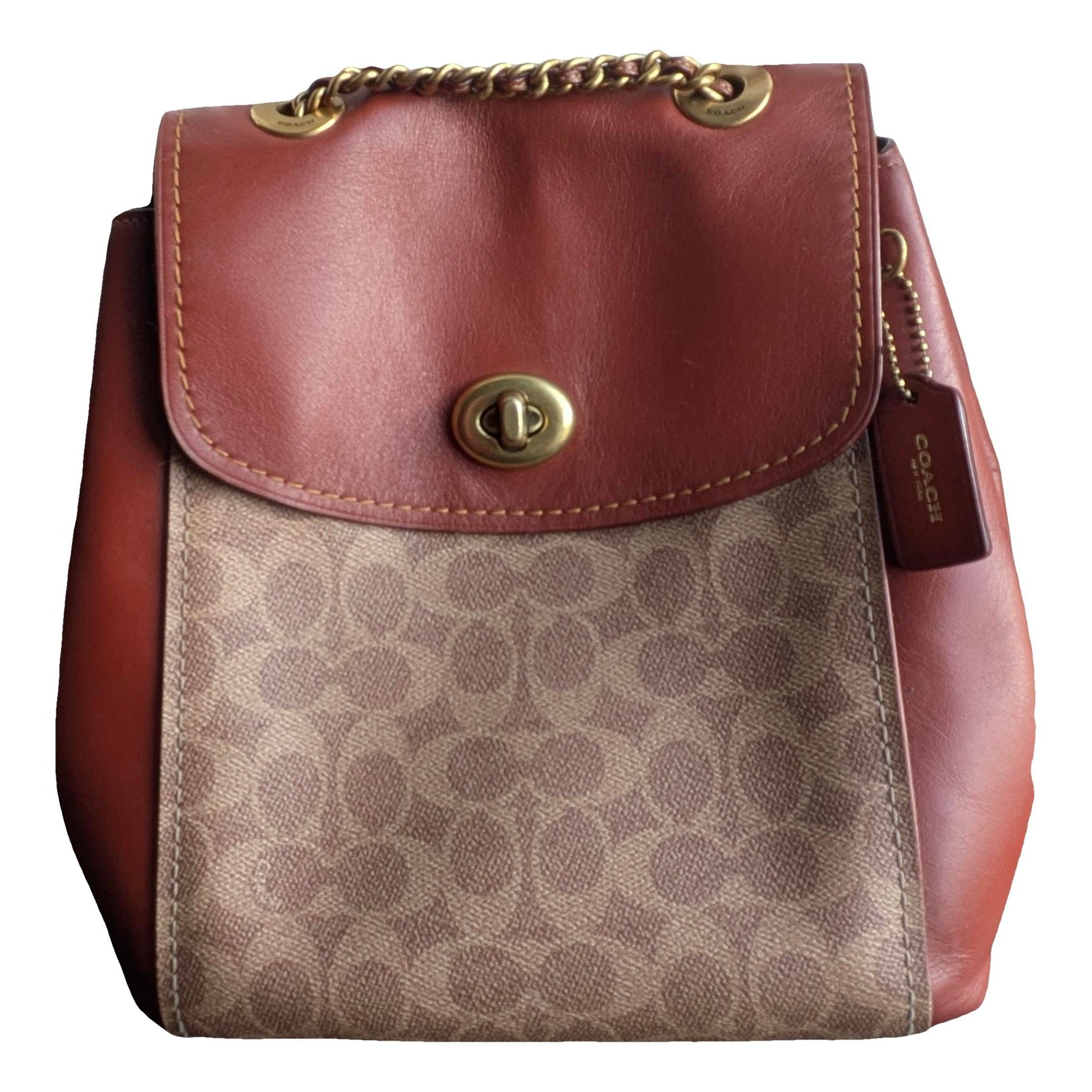 Parker leather backpack
