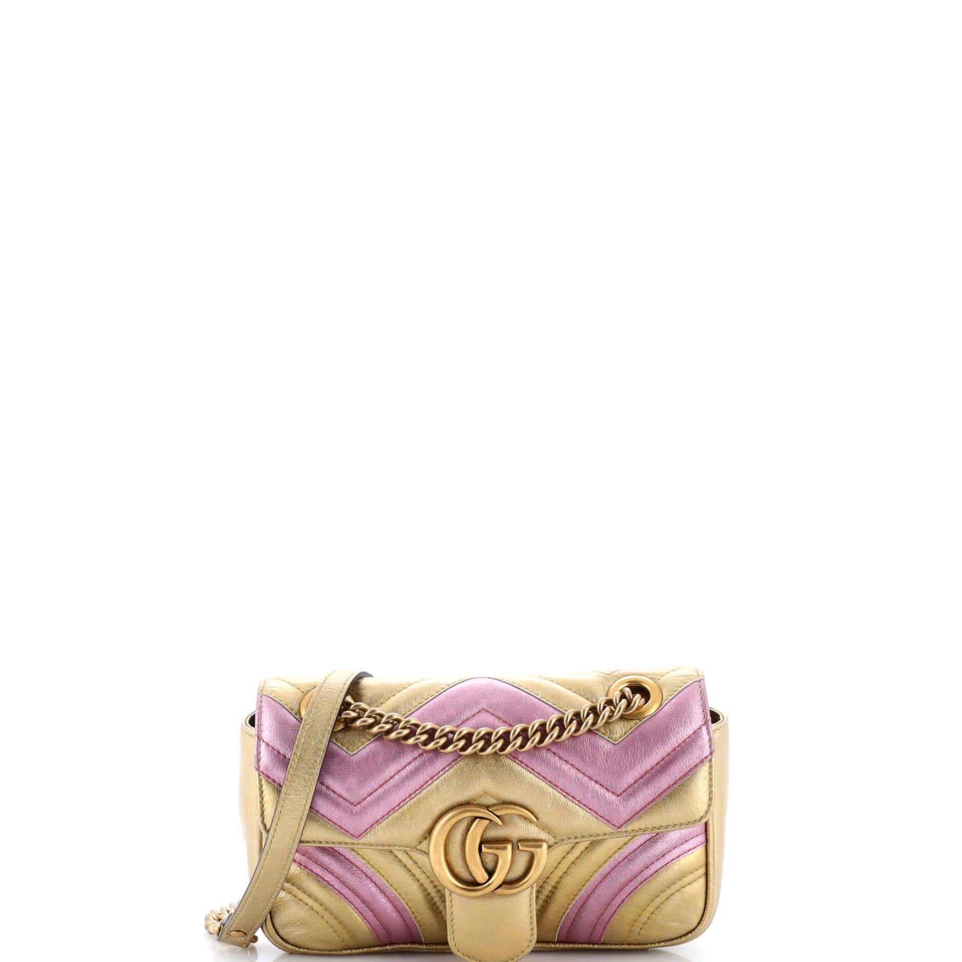 GG Marmont Flap Bag Matelasse Leather Mini