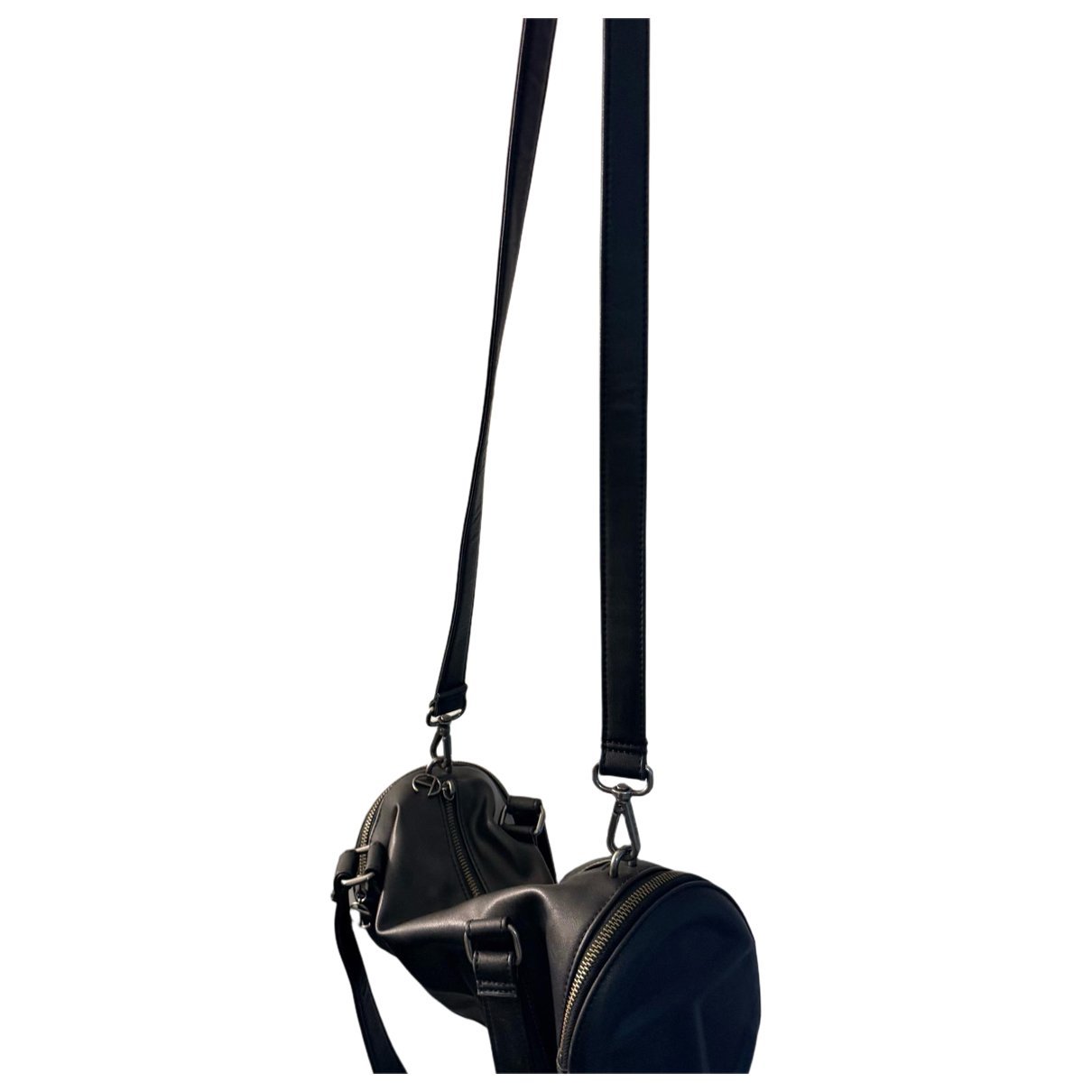 Vegan leather bowling bag