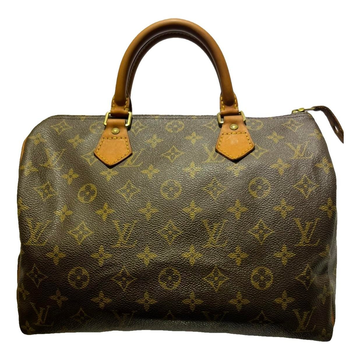 Speedy leather handbag