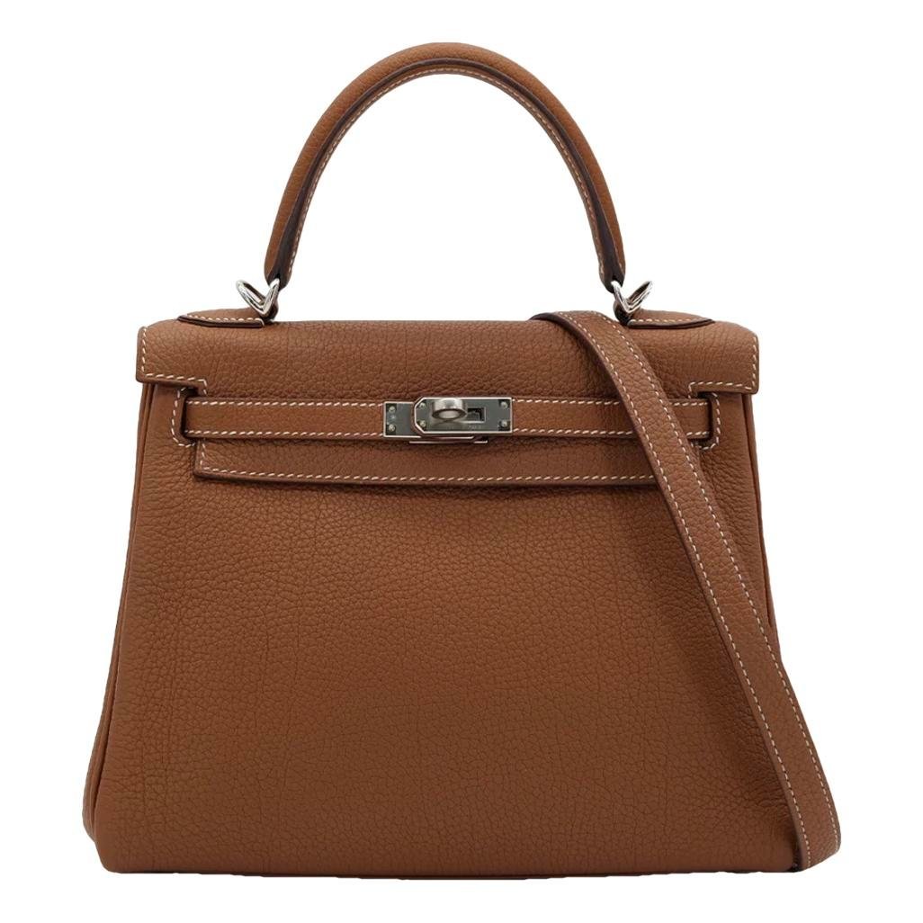 Kelly 25 leather handbag