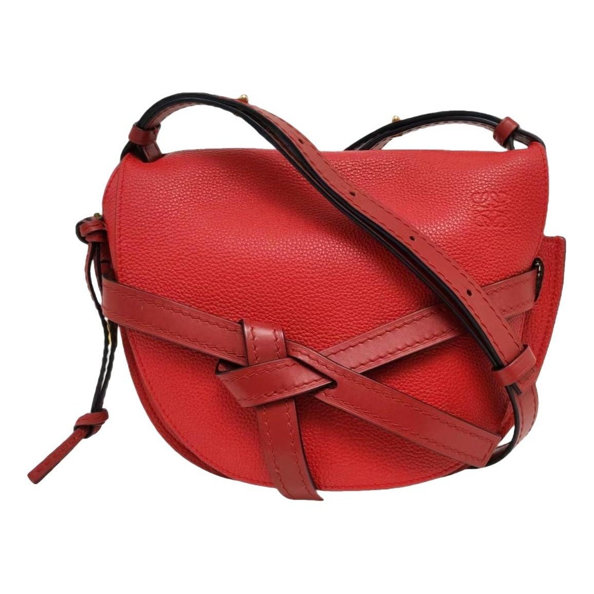 Gate leather crossbody bag