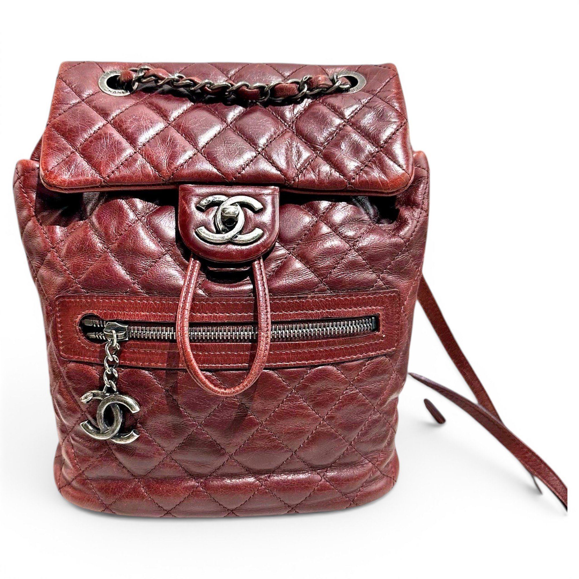 Mountain leather backpack