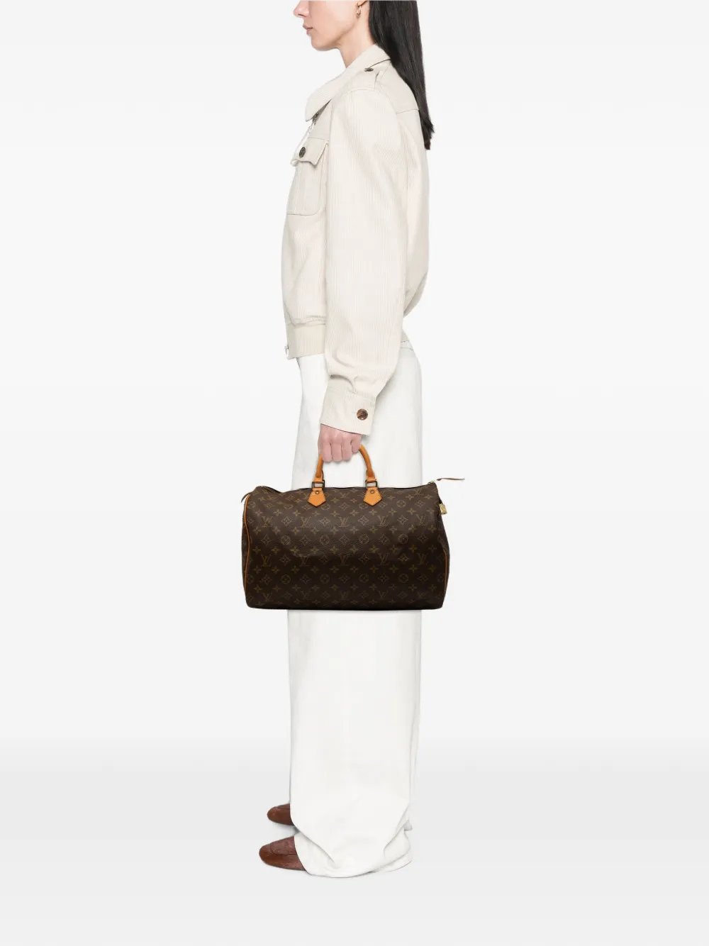 1991 Monogram Speedy 40 boston bag