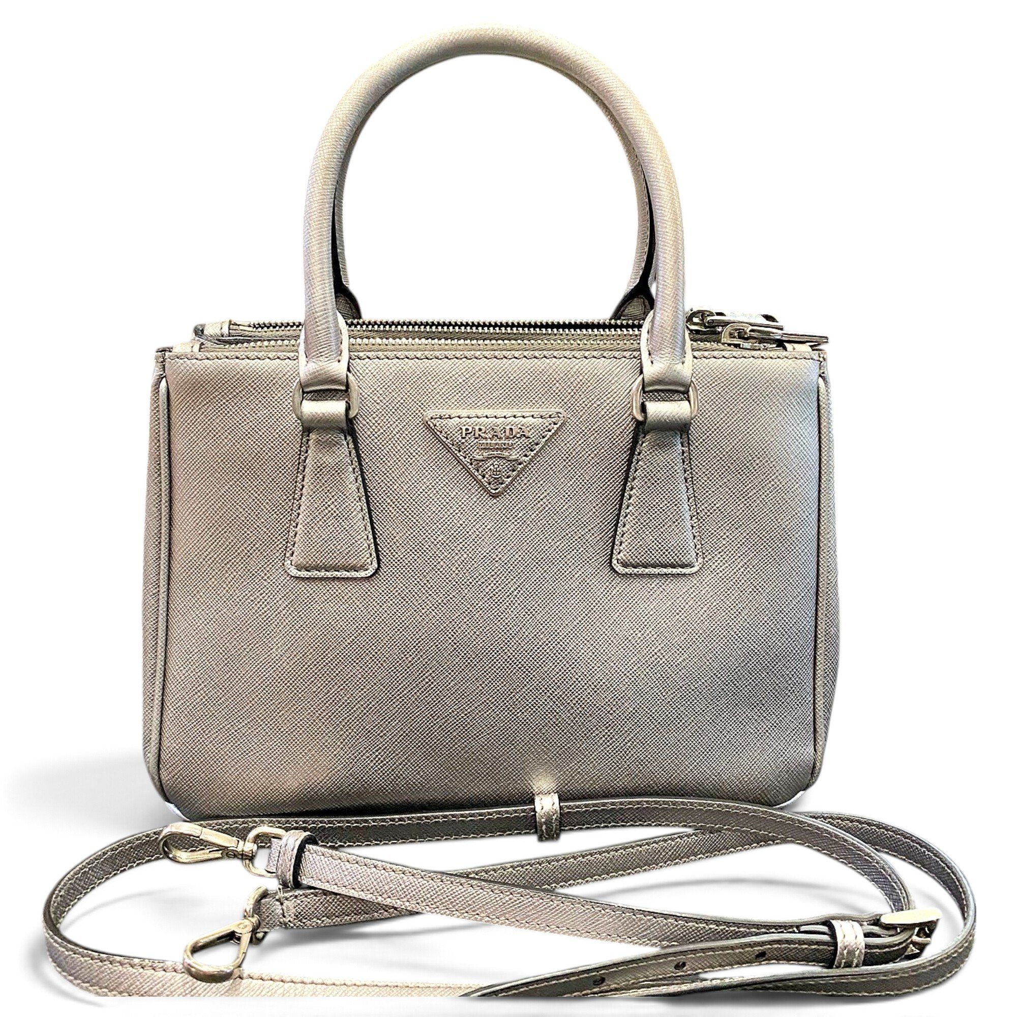 Galleria leather handbag