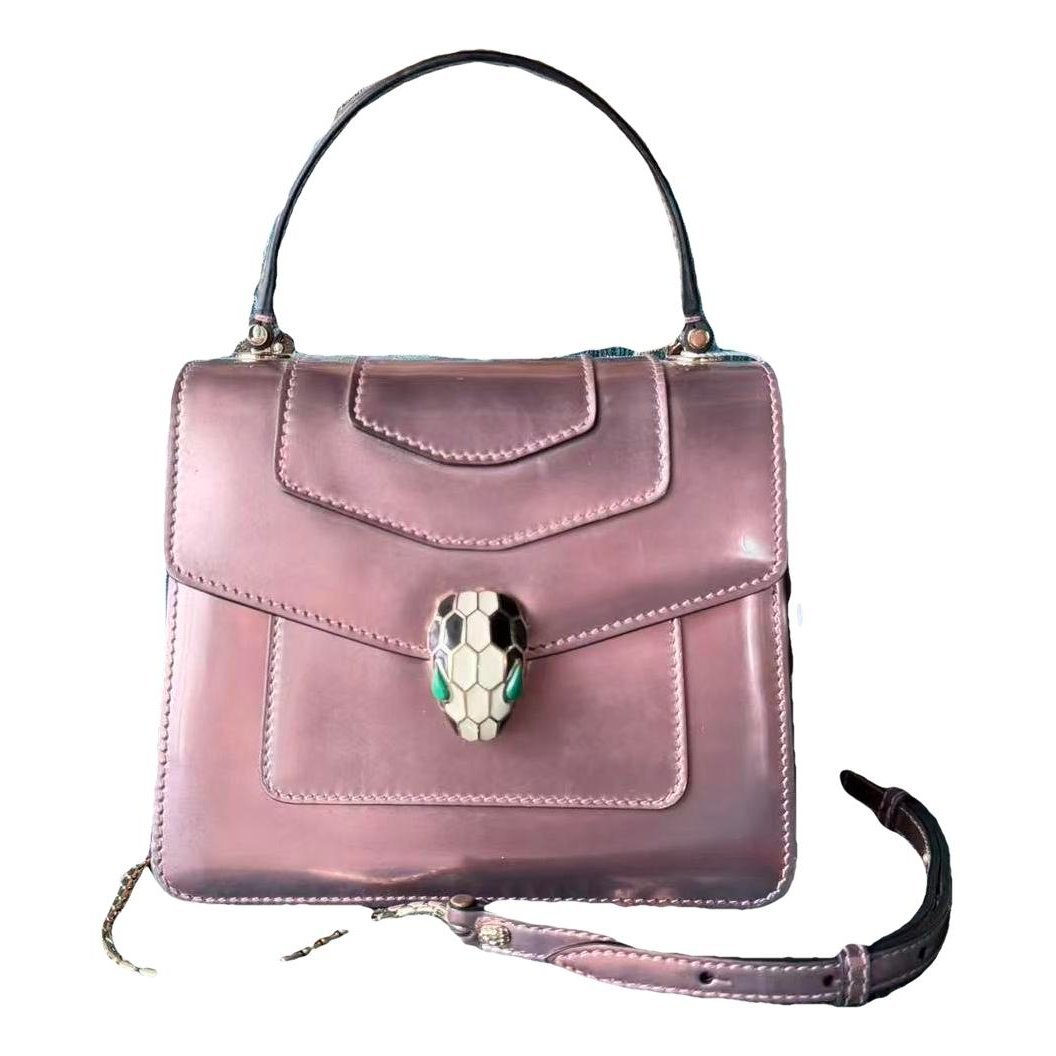 Serpenti leather handbag