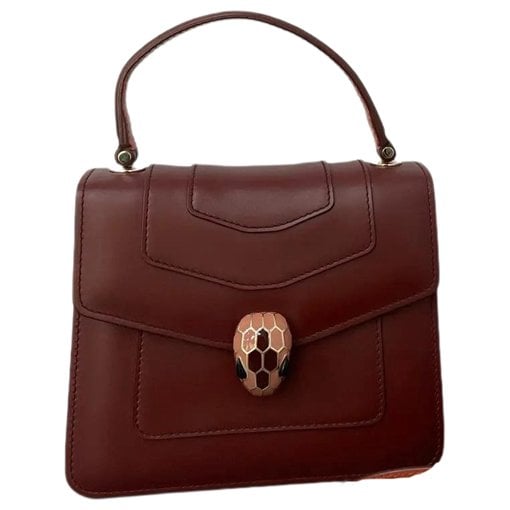 Serpenti leather handbag
