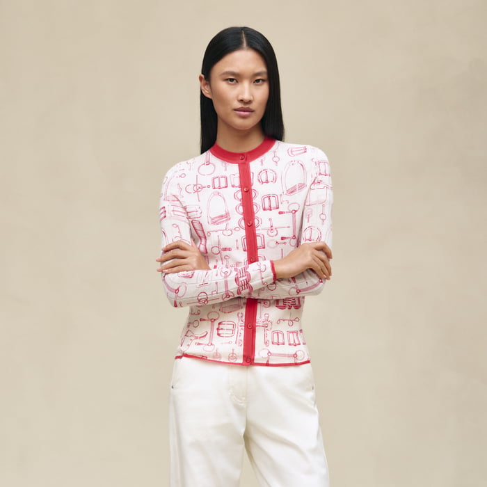 Blanc Naturel "Cahier Du Colporteur" Buttoned Cardigan
