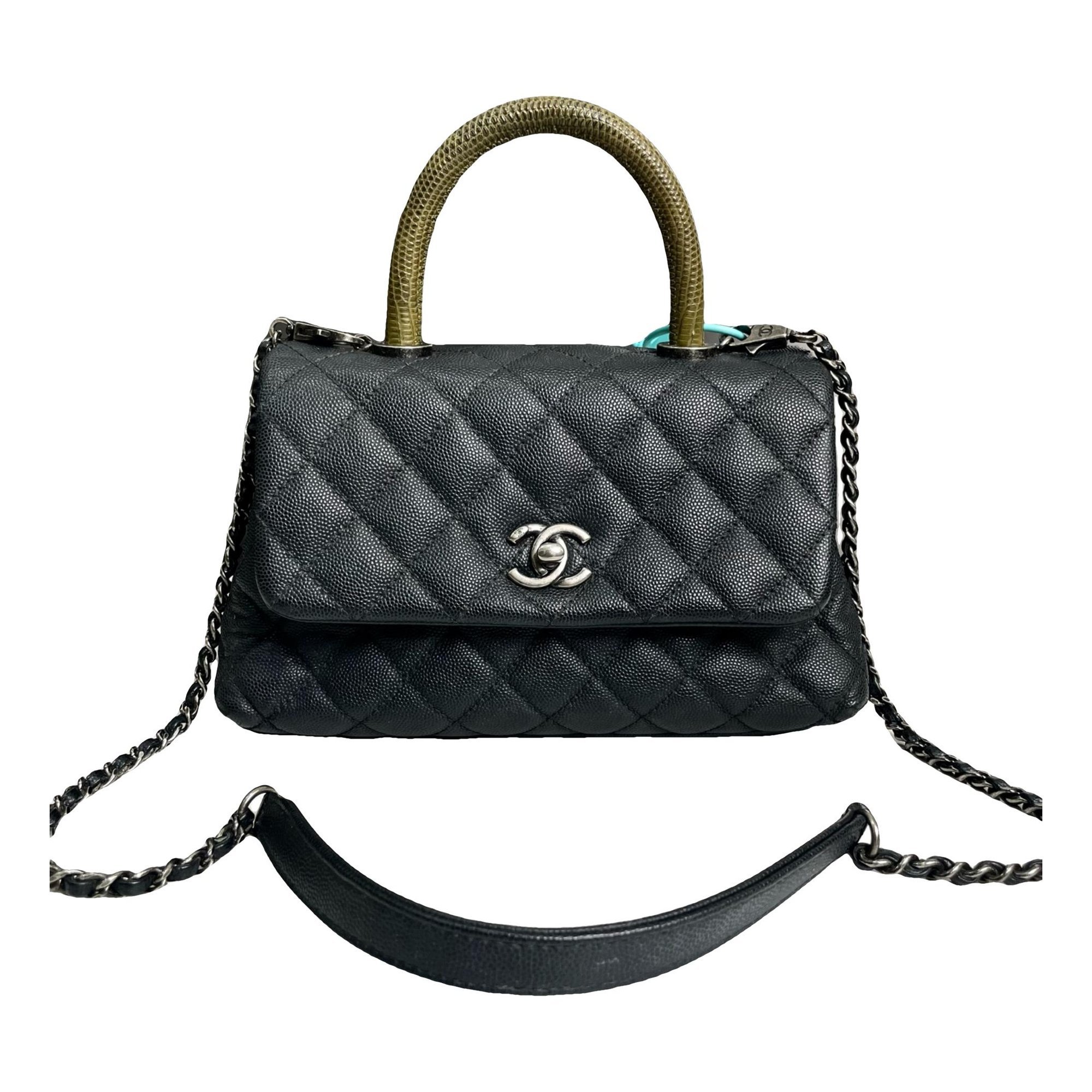 Coco Handle leather handbag
