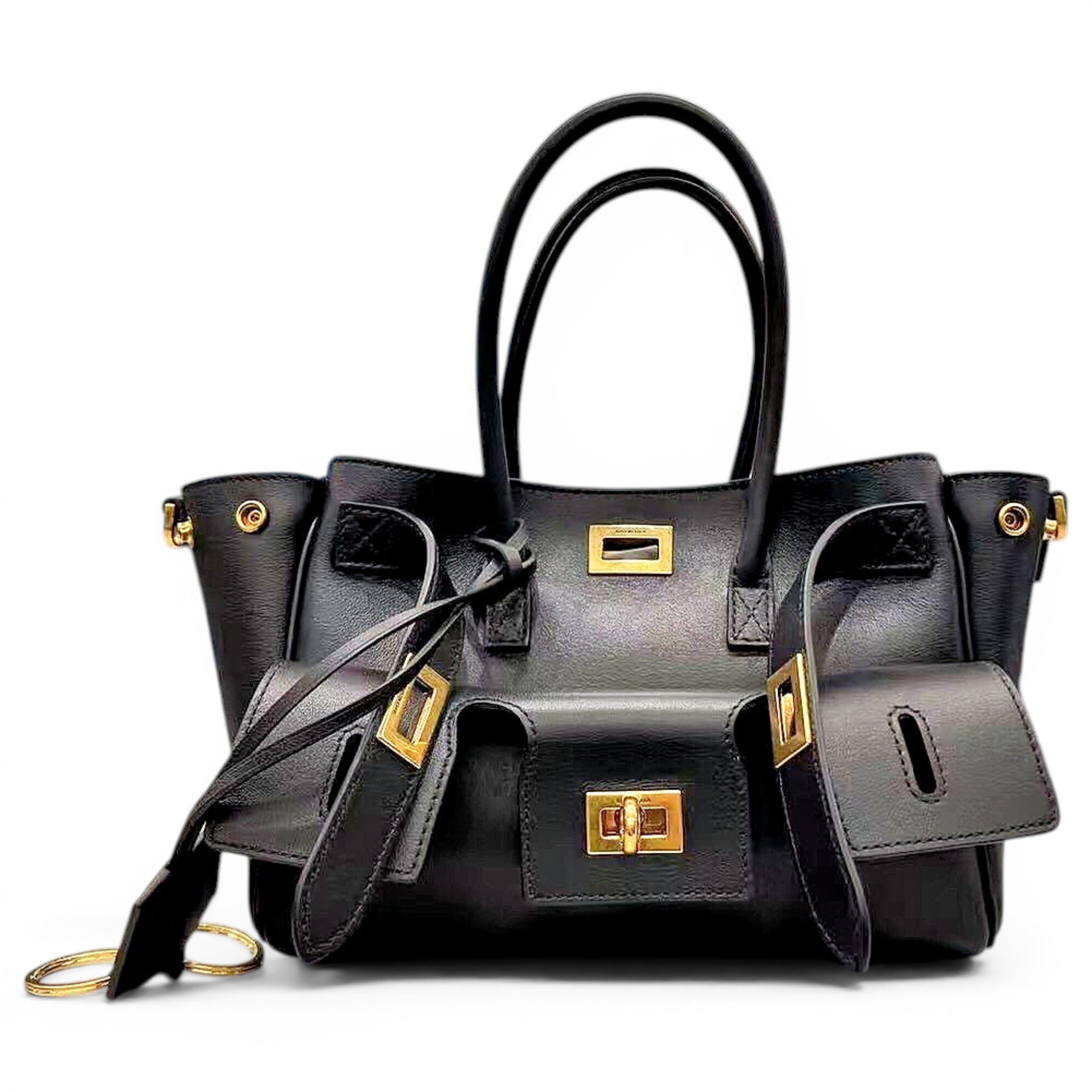 Leather tote