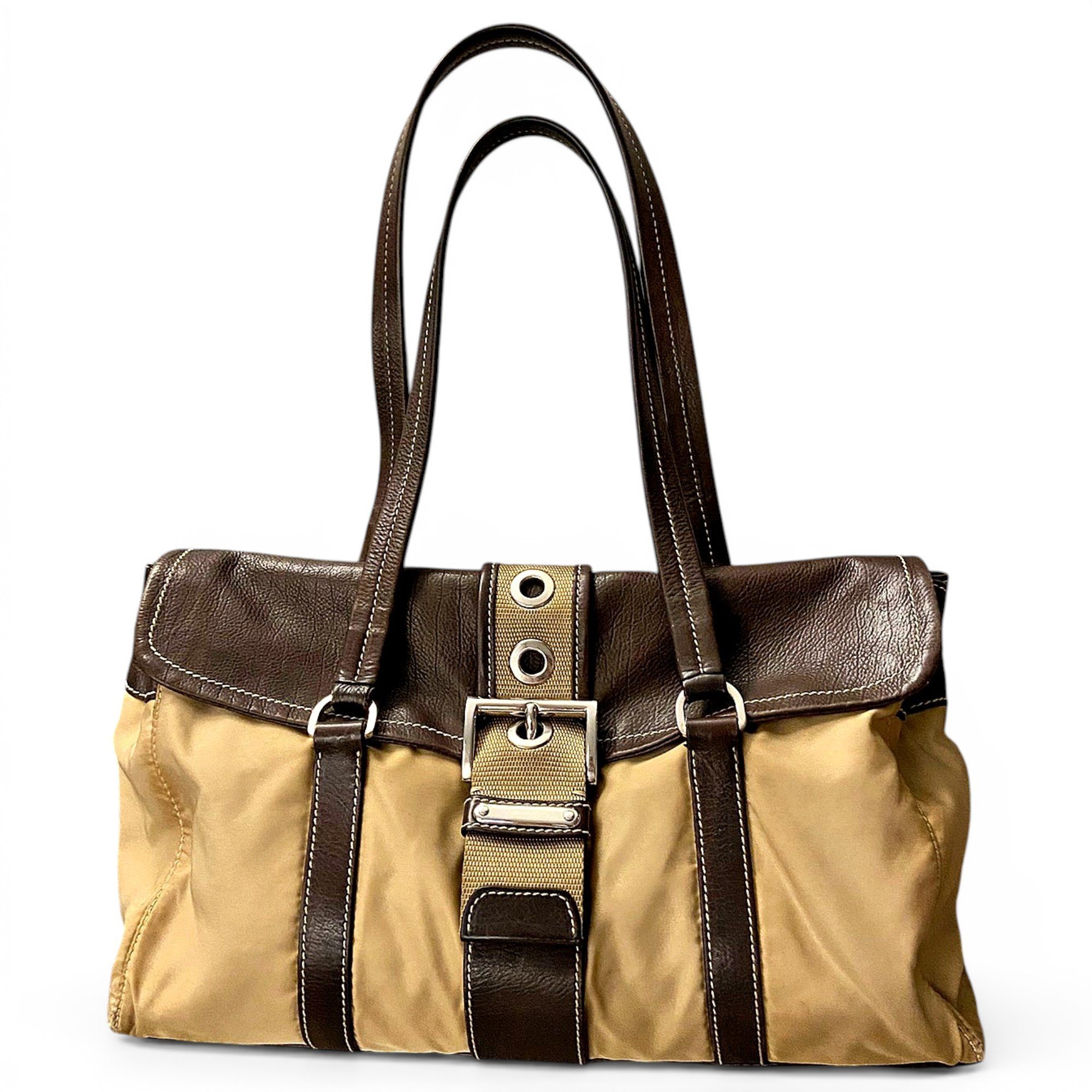 Moon leather handbag