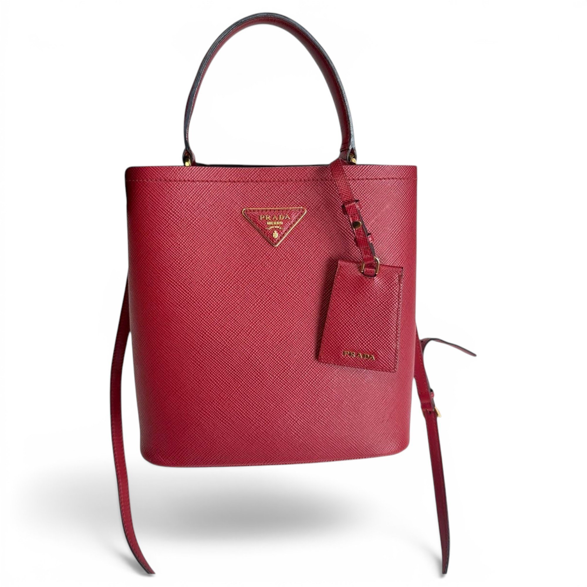 Panier leather handbag