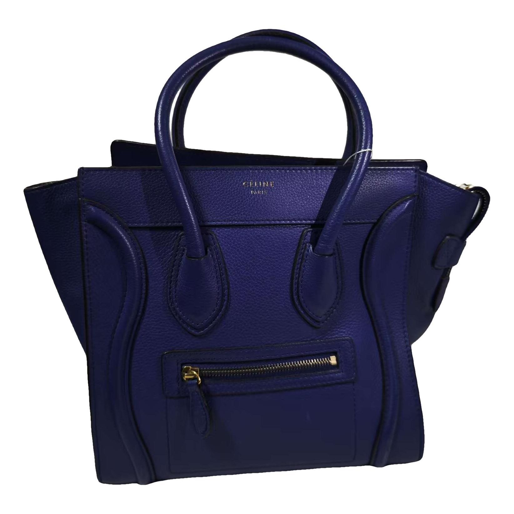 Luggage leather handbag