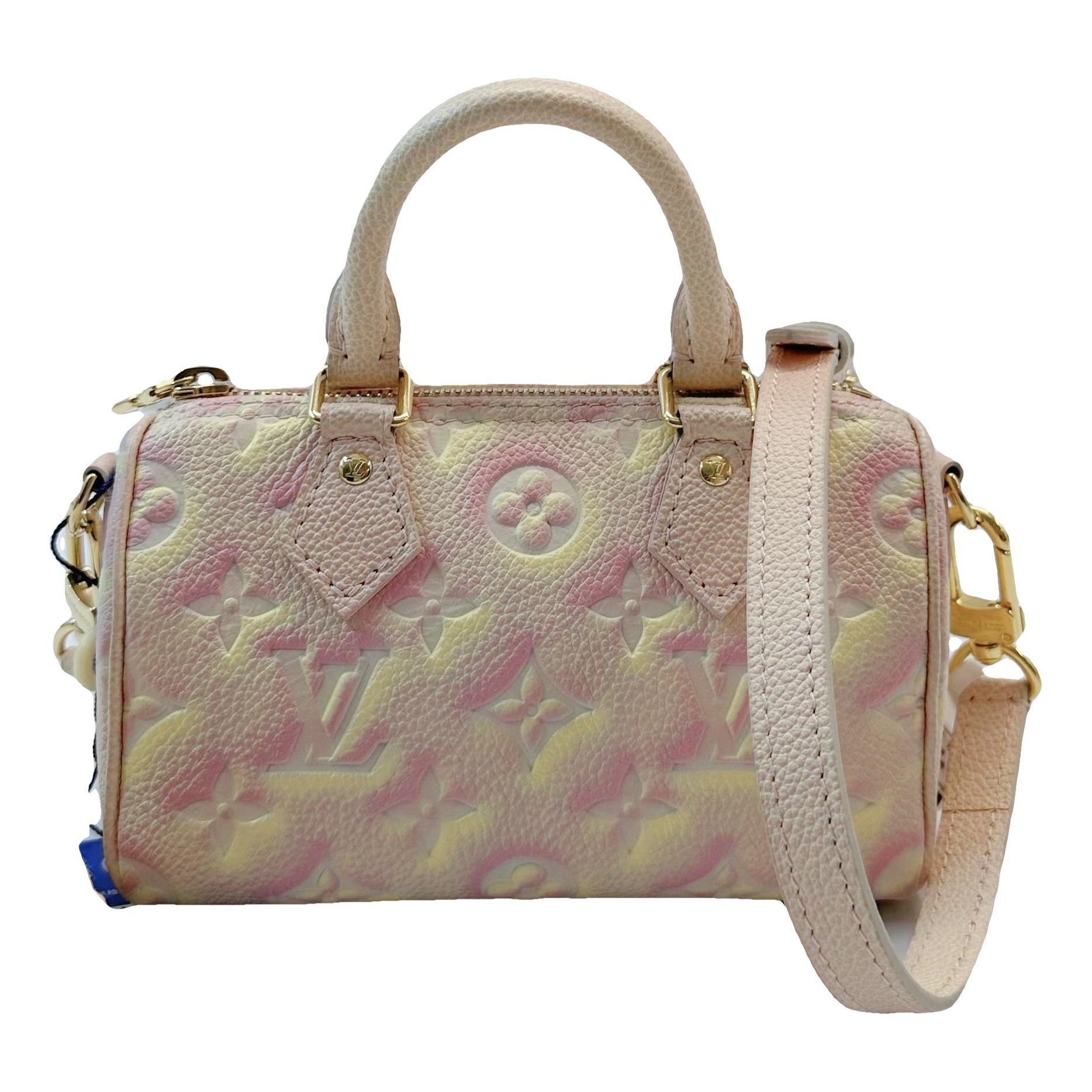 Nano Speedy / Mini HL leather handbag