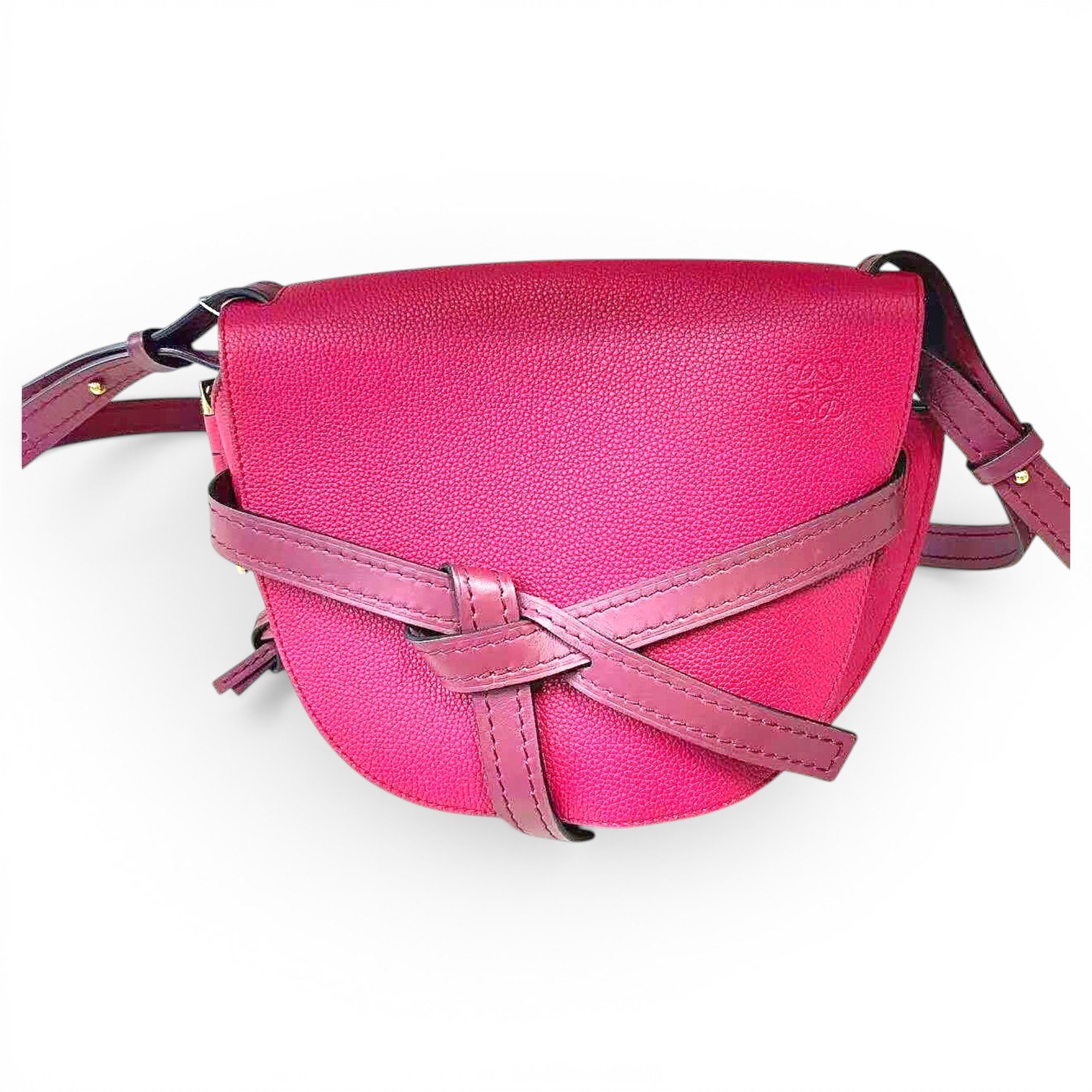 Gate leather crossbody bag