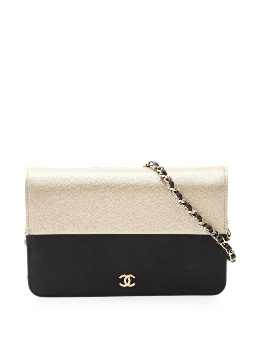 2016-2017 two-tone leather shoulder bag