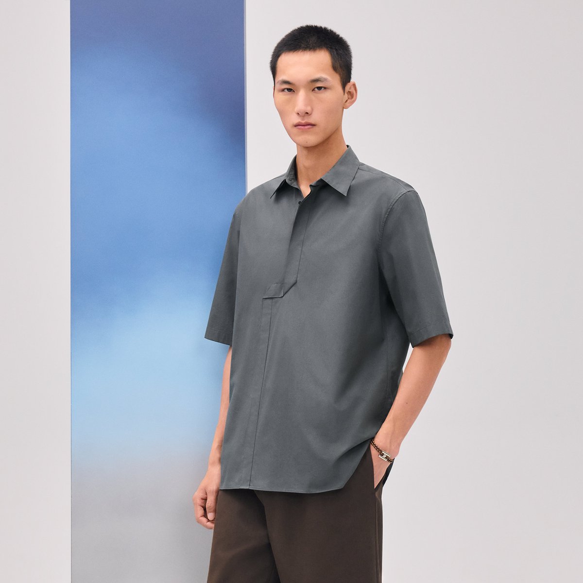 "Pique plie" polo shirt