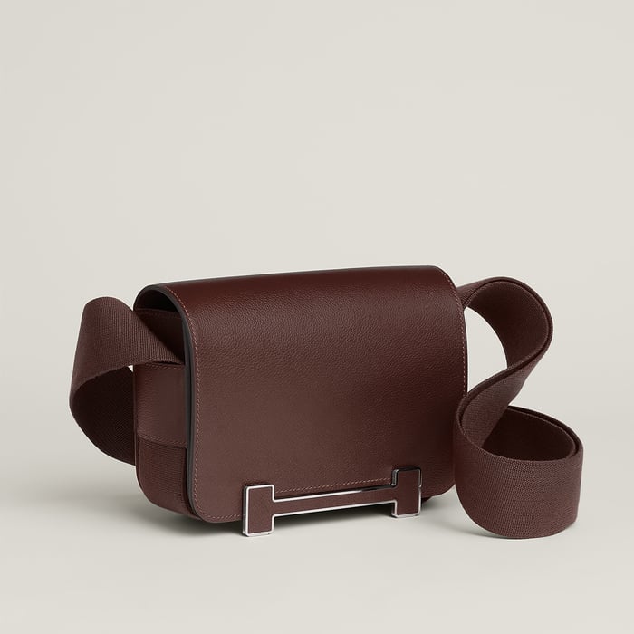 Rouge Sellier Hermès Geta Bag