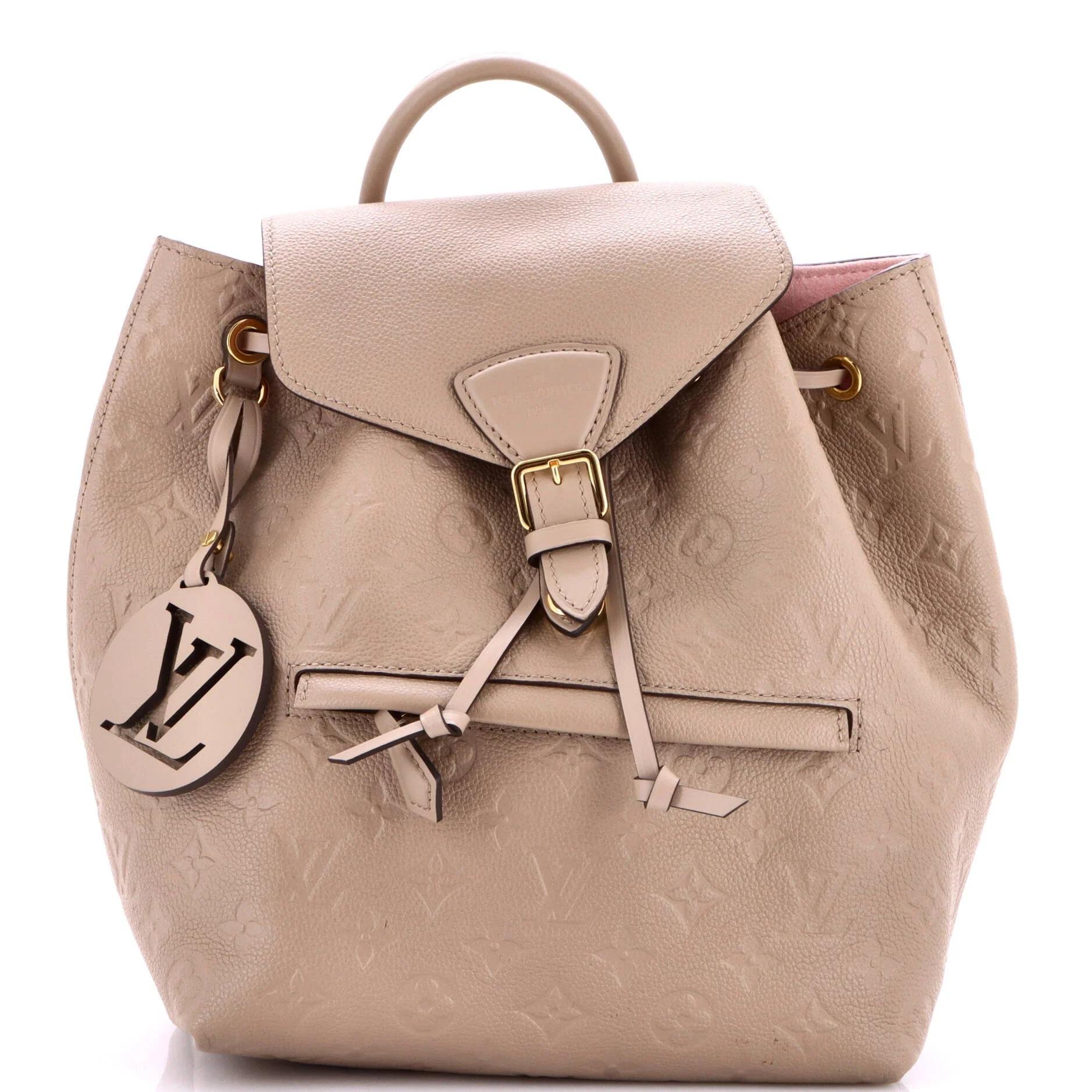 Leather backpack