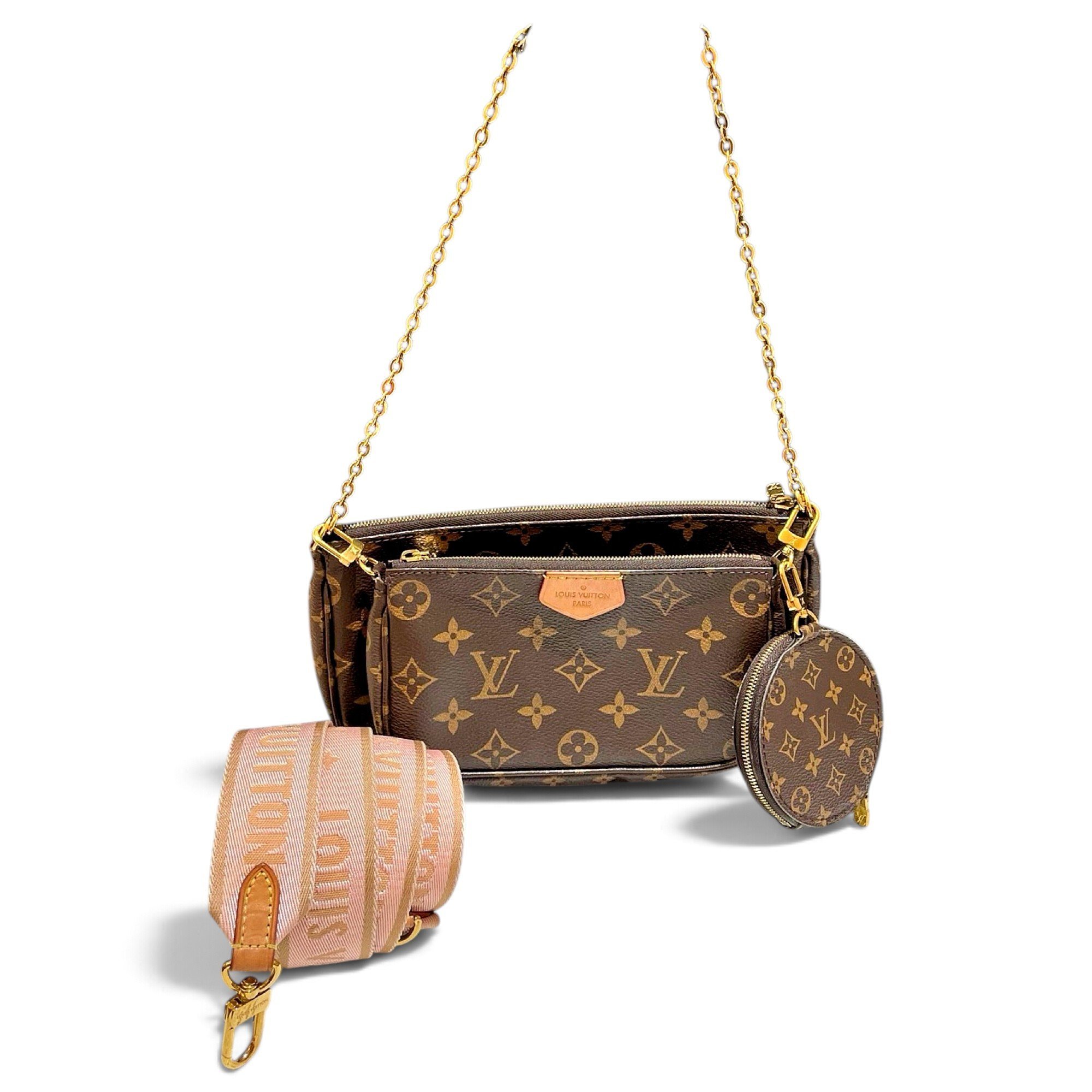 Multi Pochette Accessoires leather handbag