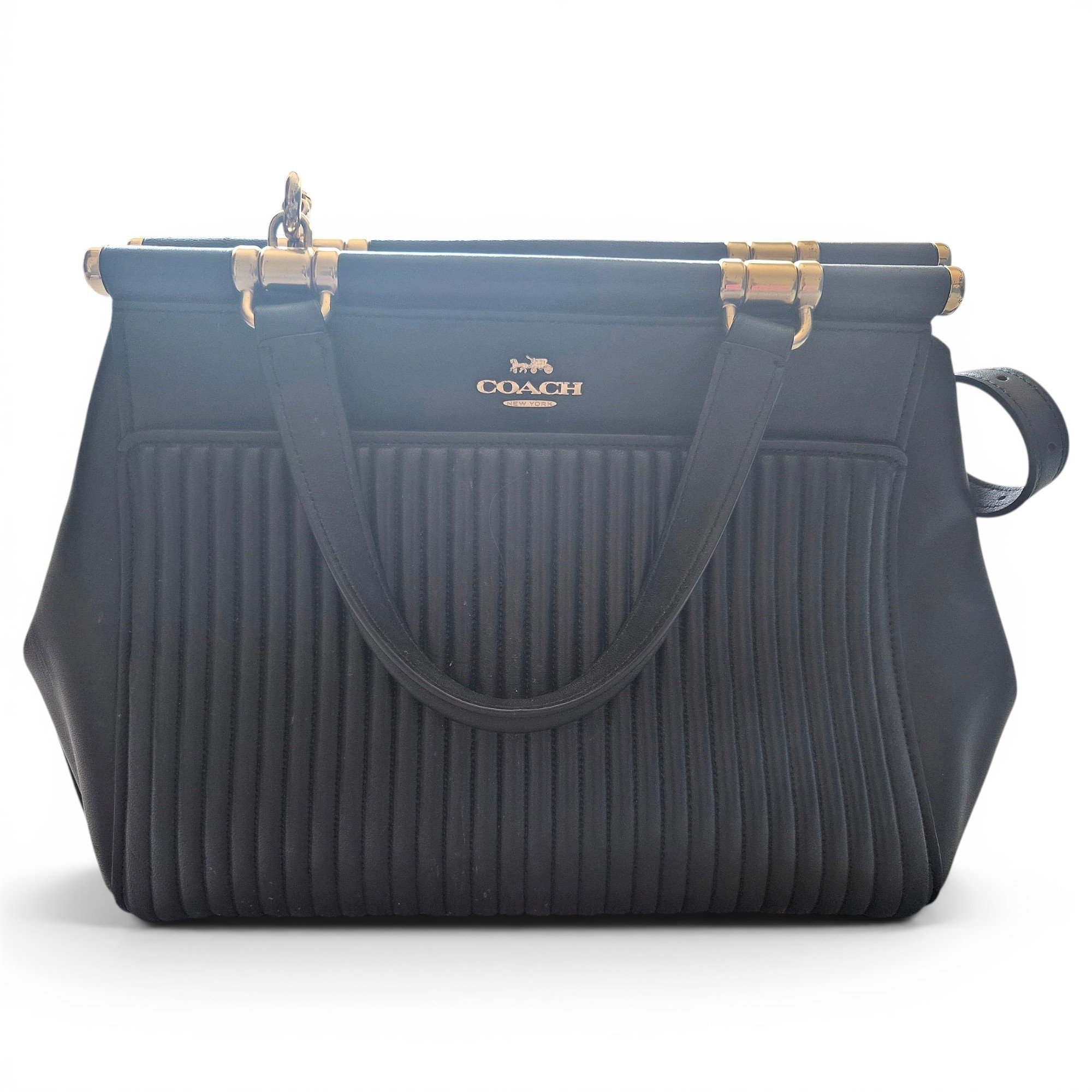 Leather handbag