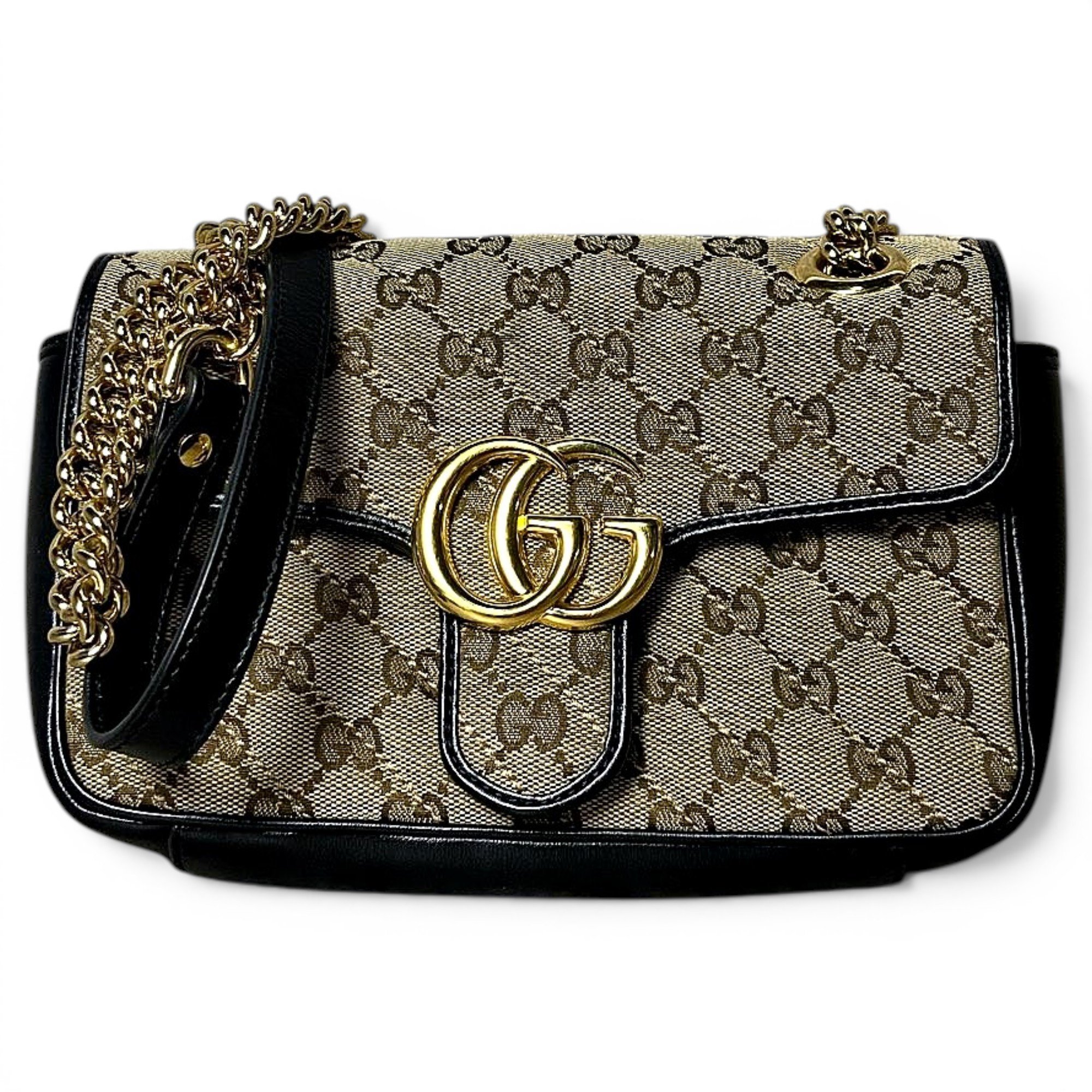 GG Marmont Flap leather handbag