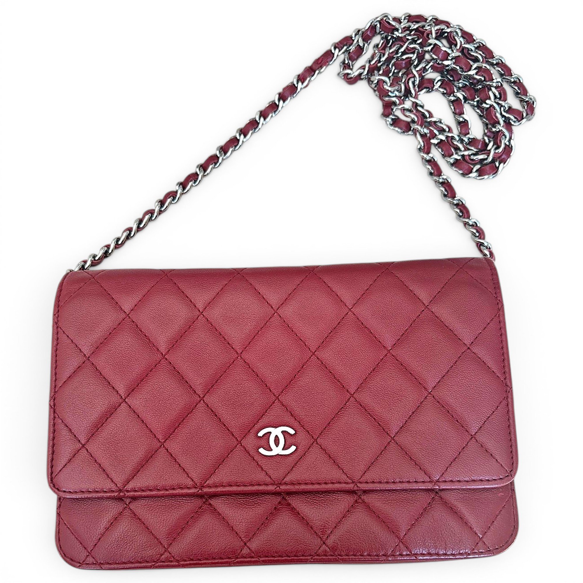Wallet On Chain Timeless/Classique leather crossbody bag