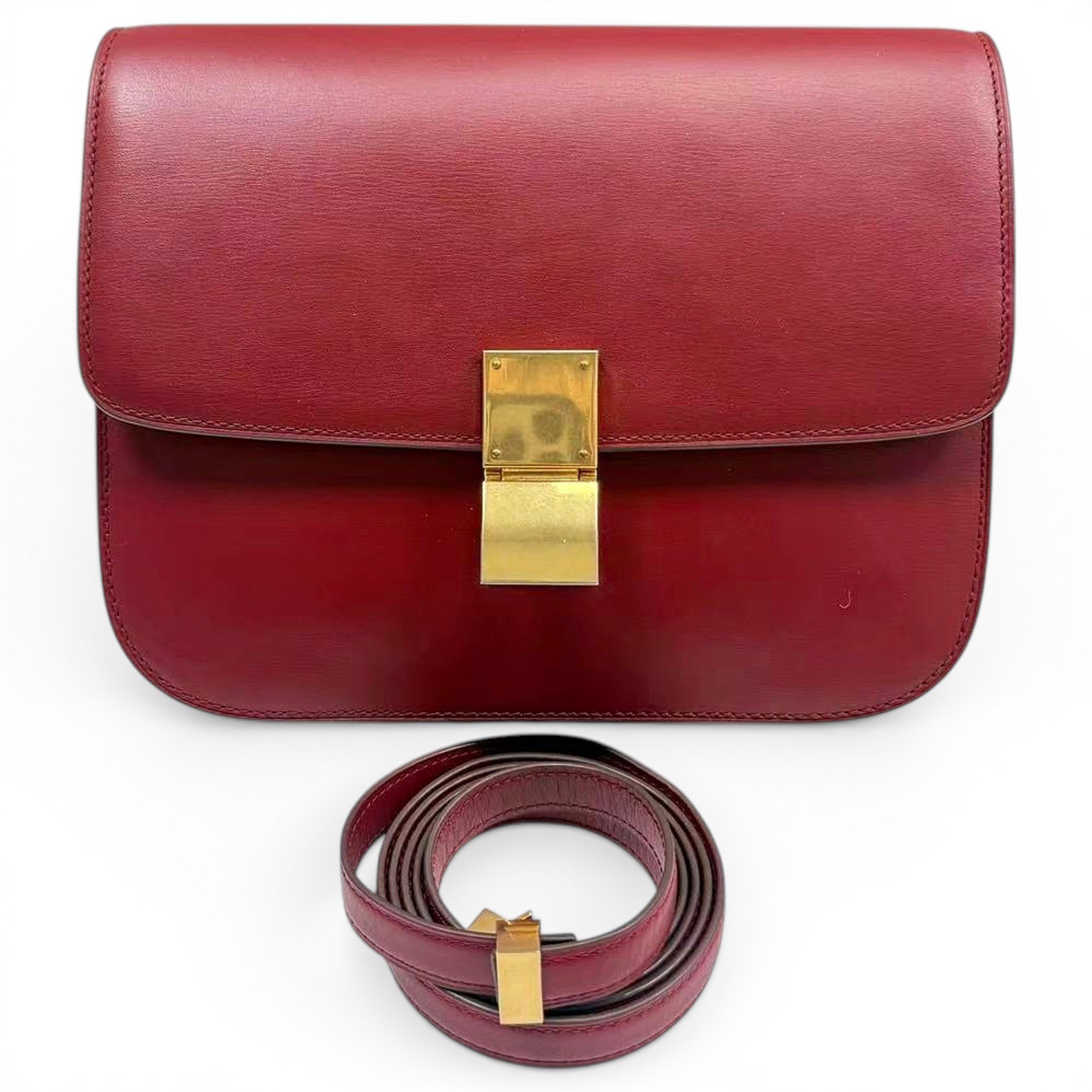 Classic leather handbag