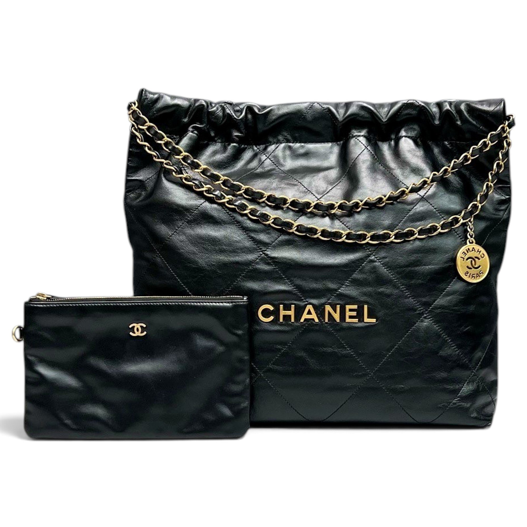 Chanel 22 leather handbag