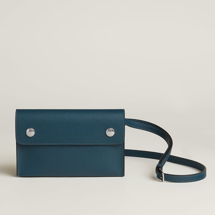Bleu Abysse Hermèsnap Wallet
