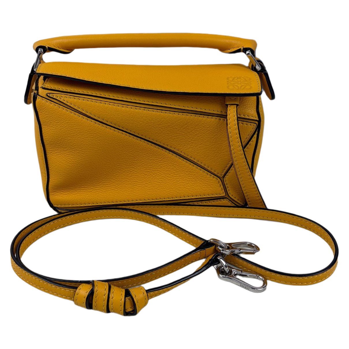 Puzzle pony-style calfskin handbag