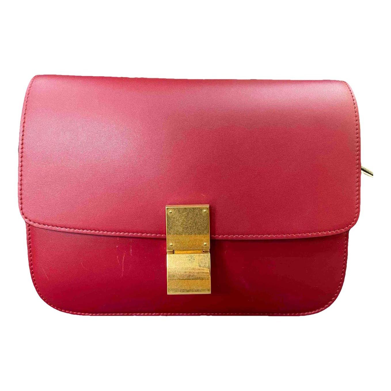 Classic leather crossbody bag
