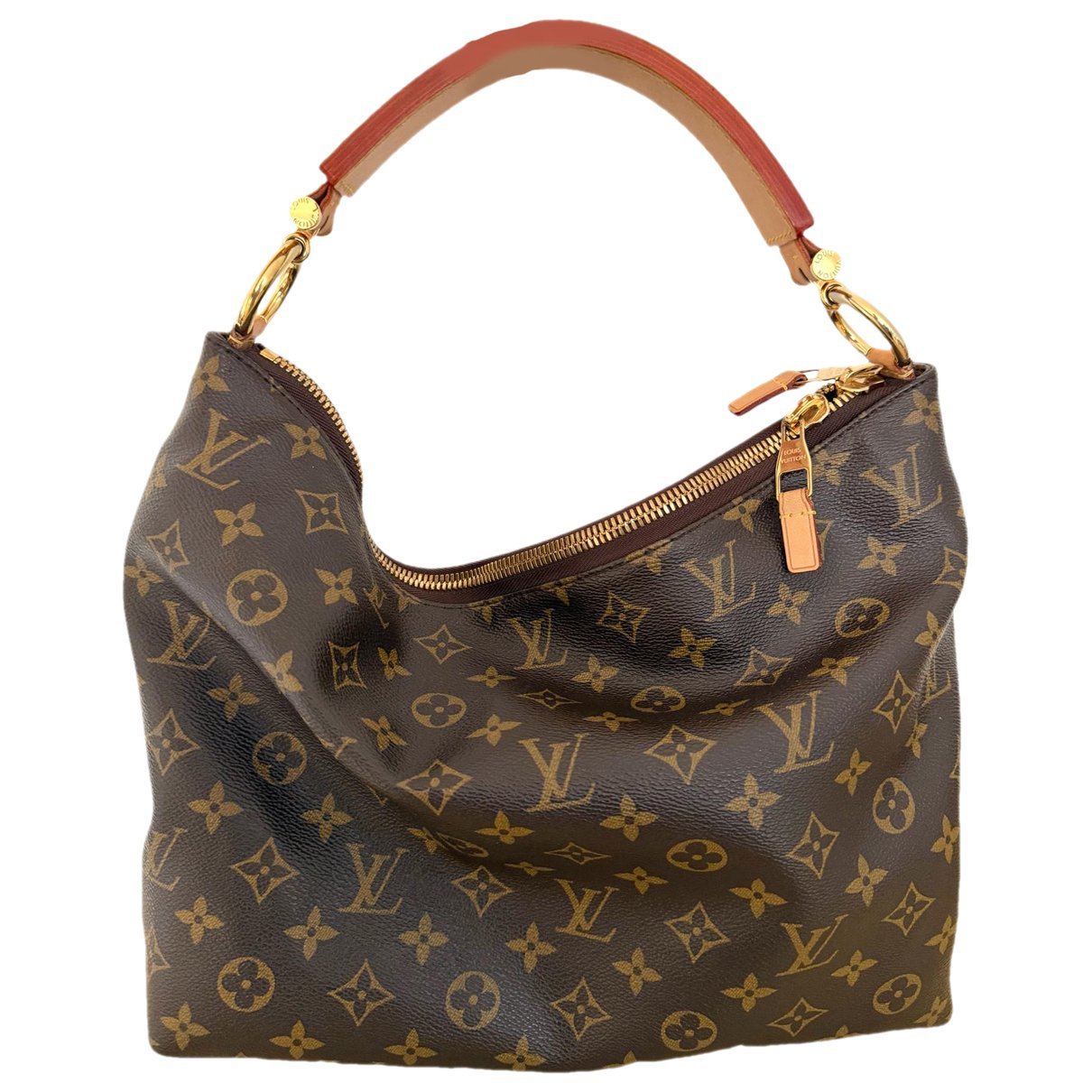 Graceful leather handbag