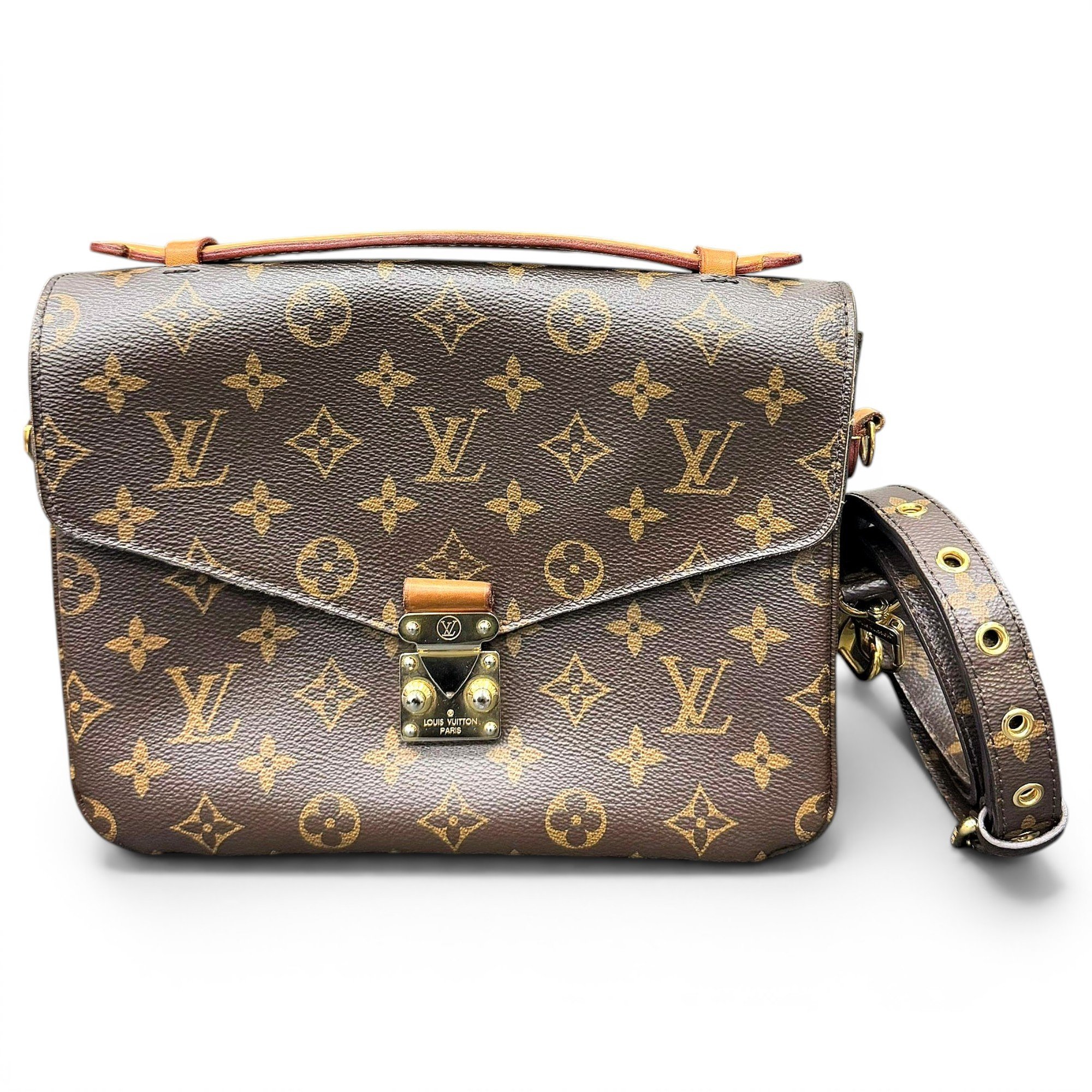 Metis leather handbag