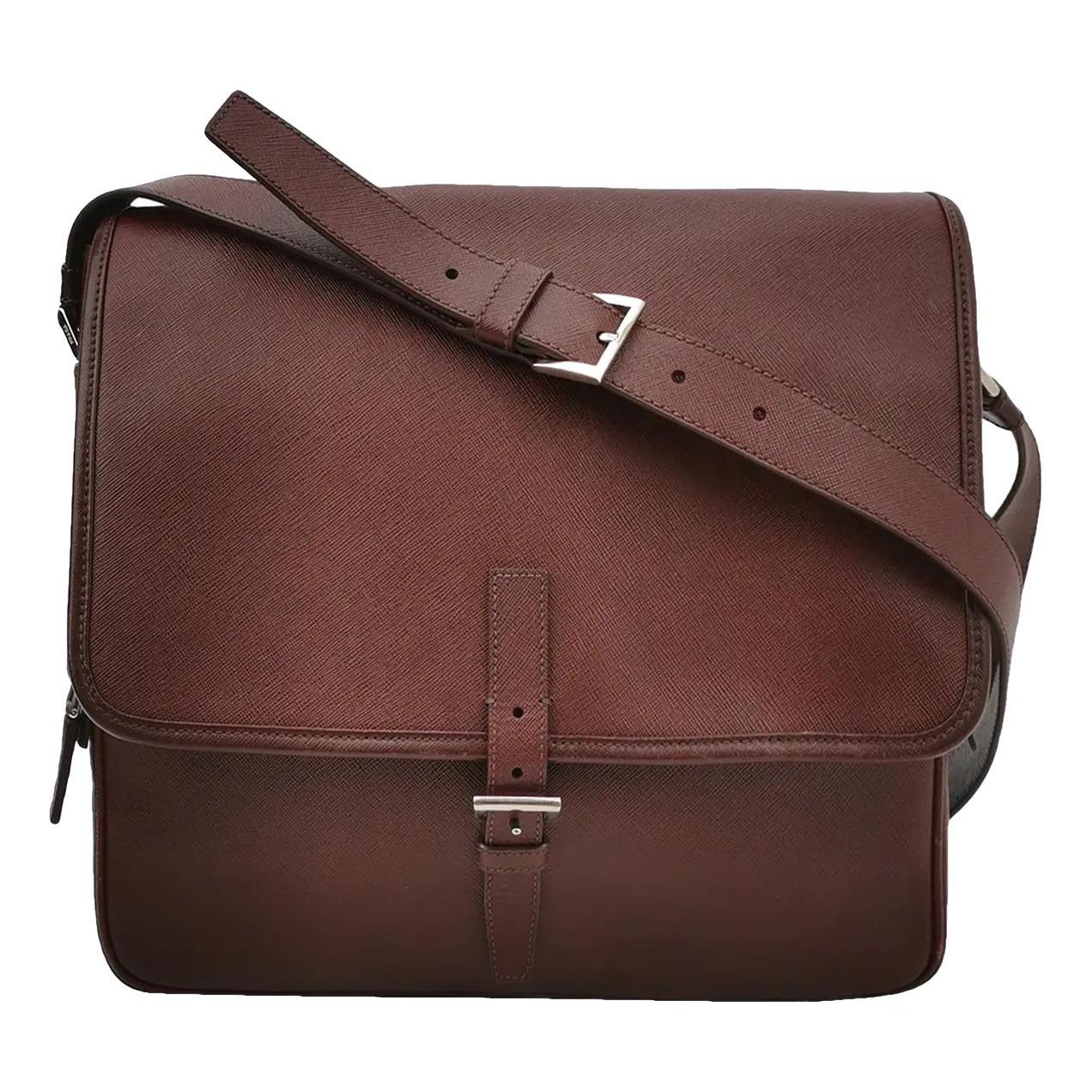 Leather crossbody bag
