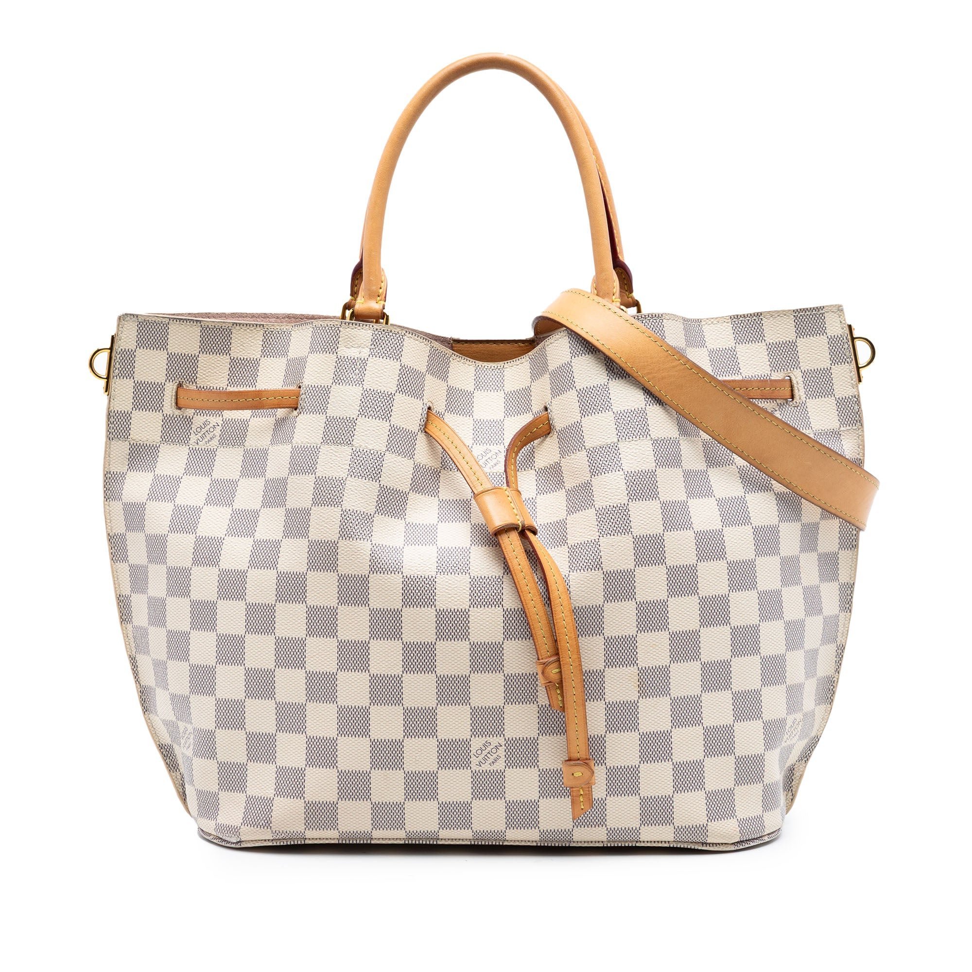 Bucket leather tote