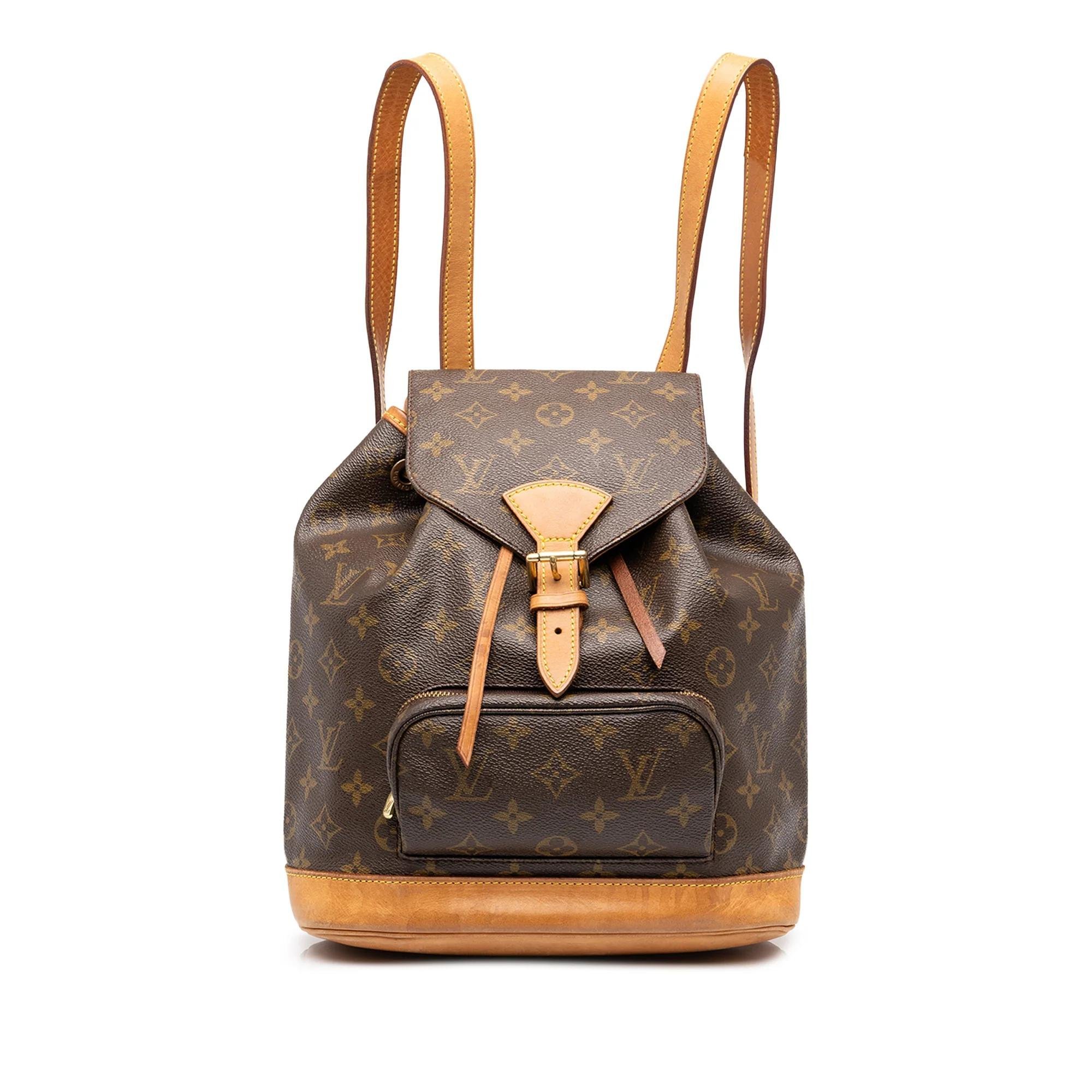 Montsouris leather backpack