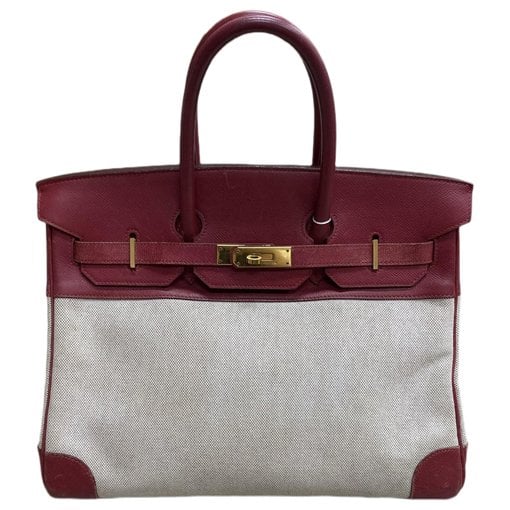 Birkin 35 leather handbag