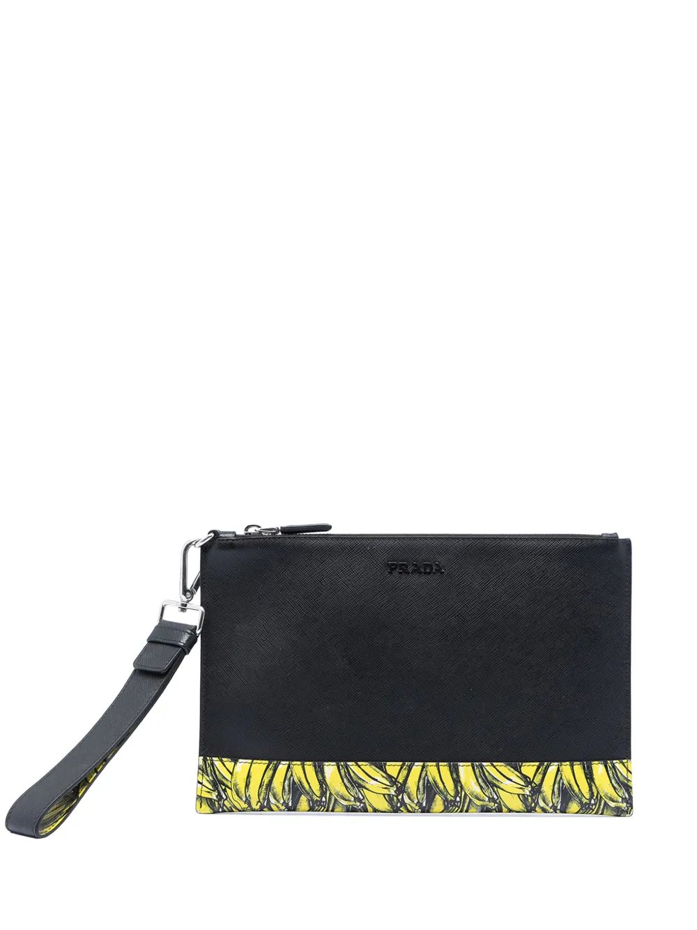 2013-2026 Saffiano Banana Print clutch bag