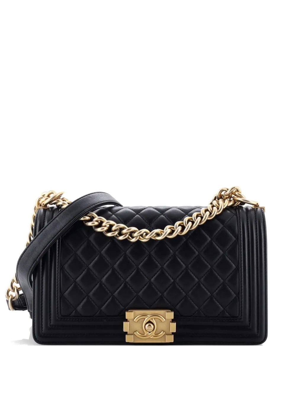 Boy Flap Bag Quilted Lambskin Old Medium shoulder bag