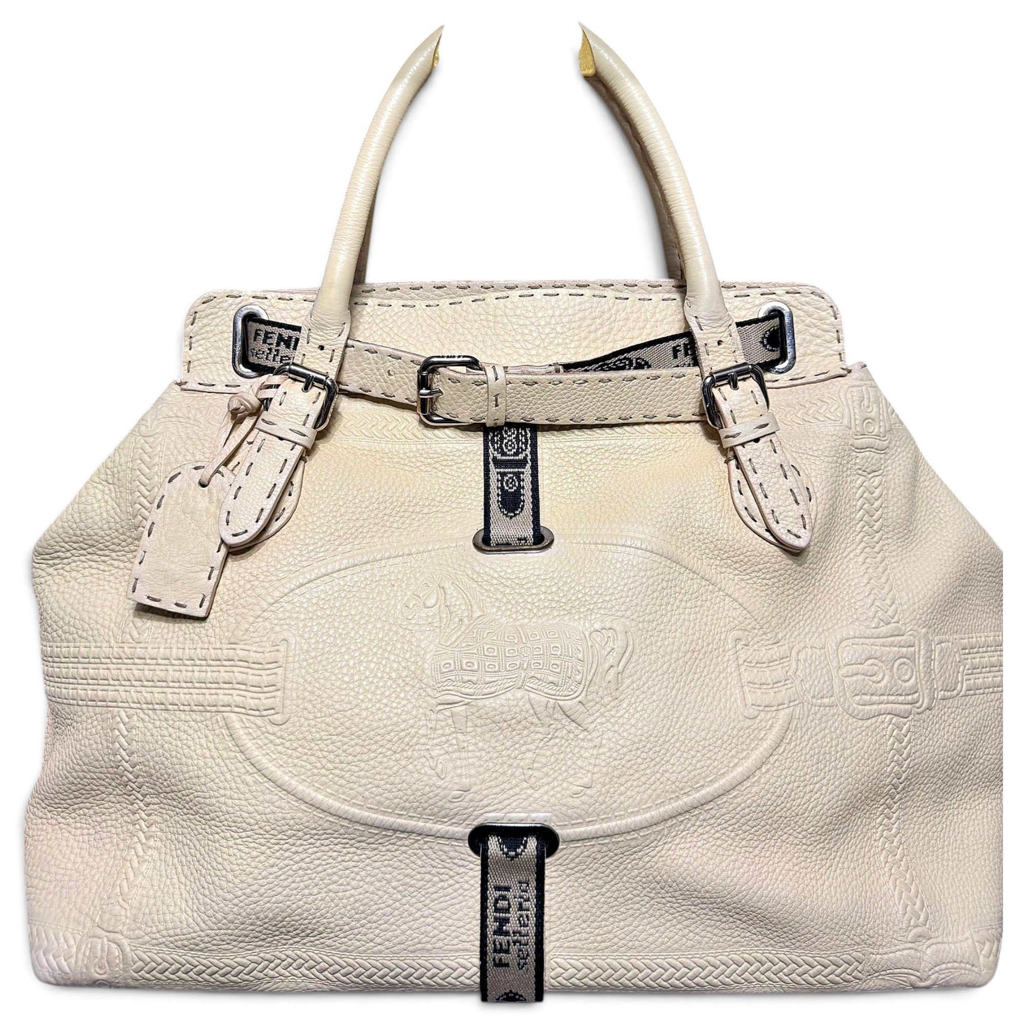 Leather tote