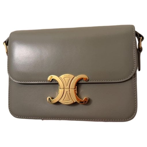 Triomphe leather handbag