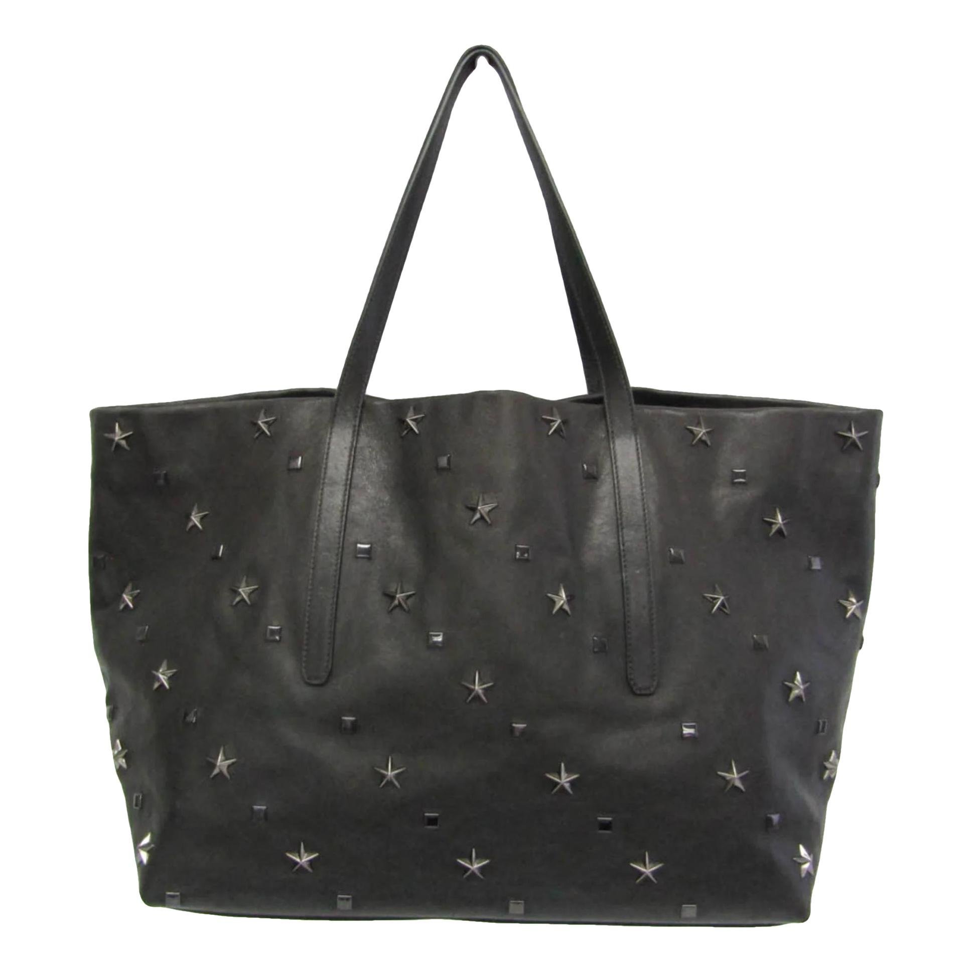 Leather tote