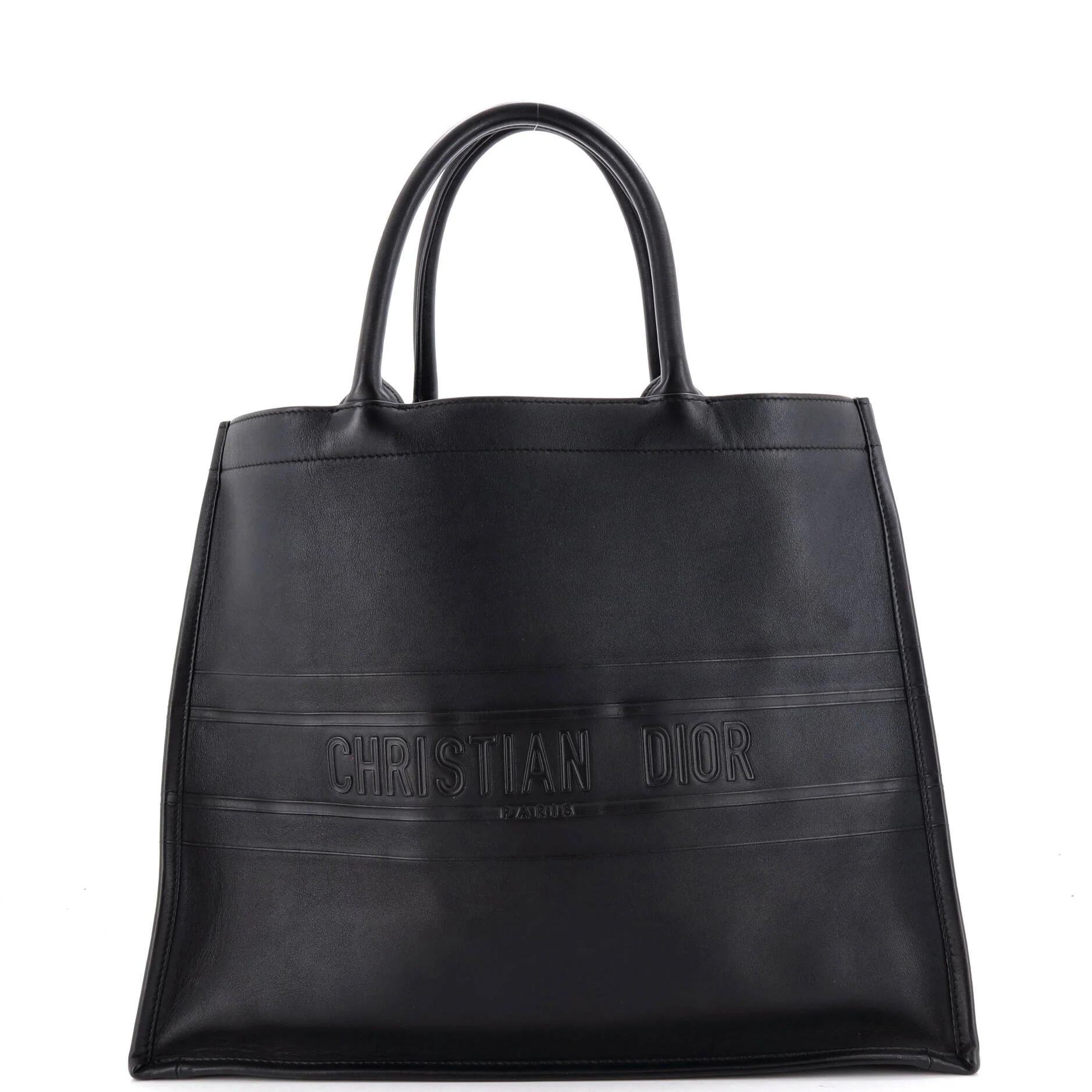 Leather tote