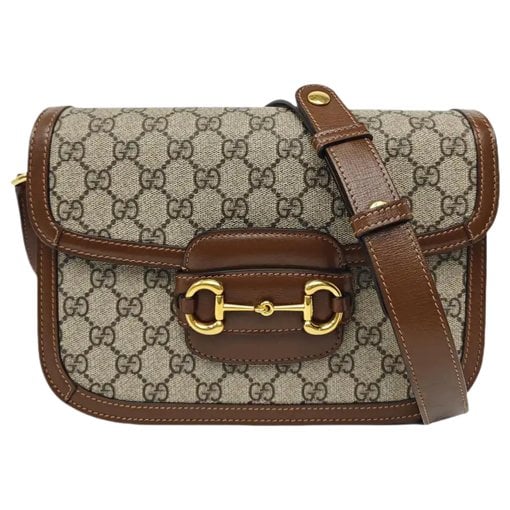 Handle Horsebit 1955 leather crossbody bag