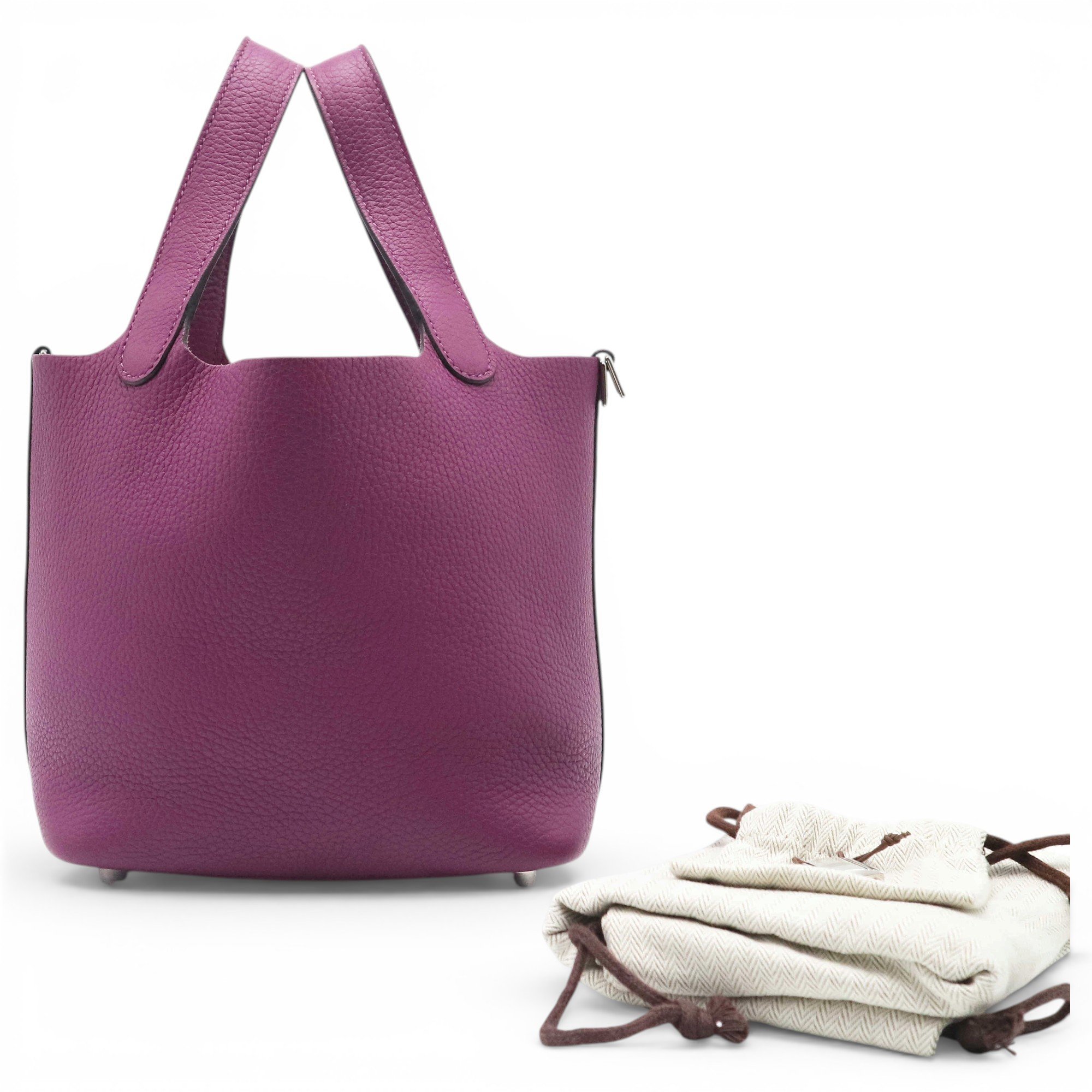 Picotin leather handbag