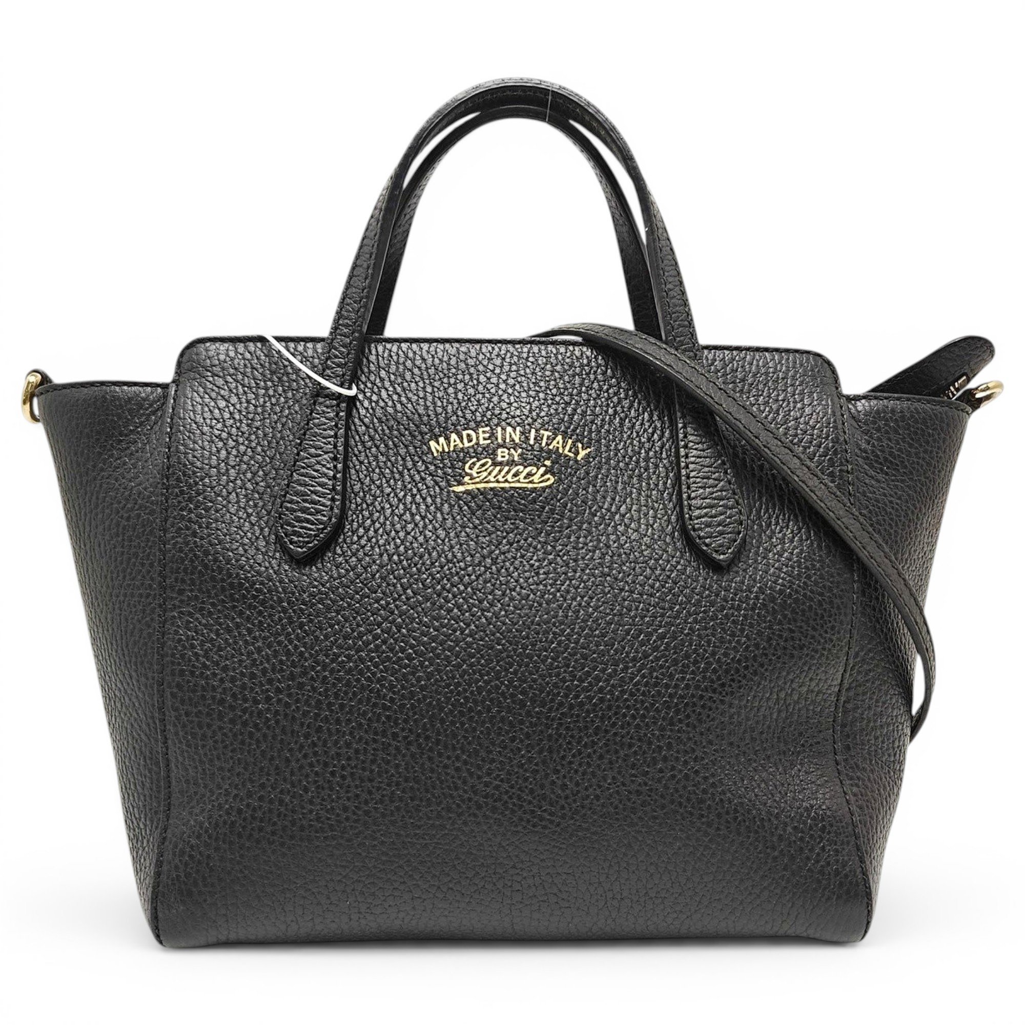 Swing leather handbag