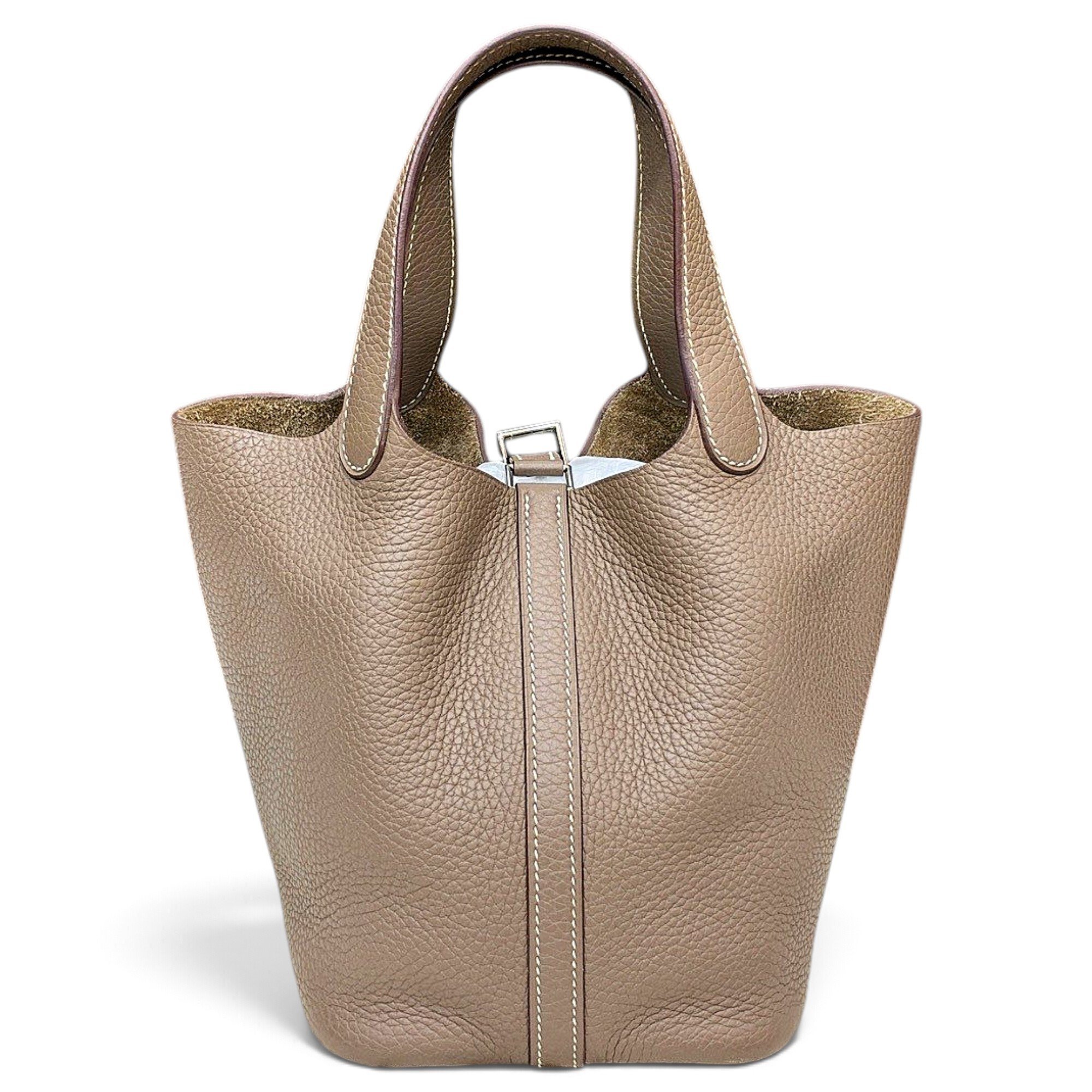 Picotin leather handbag