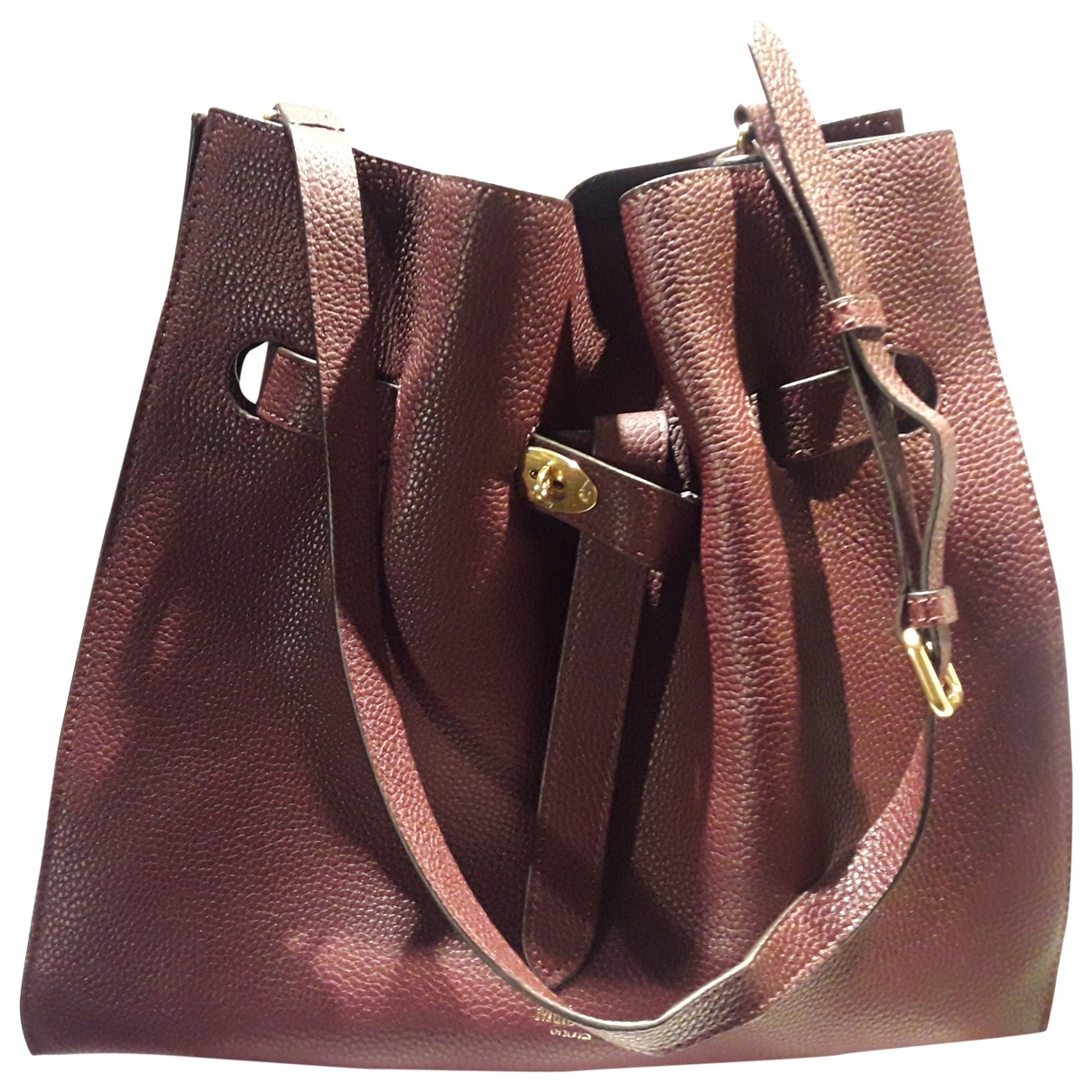 Leather handbag